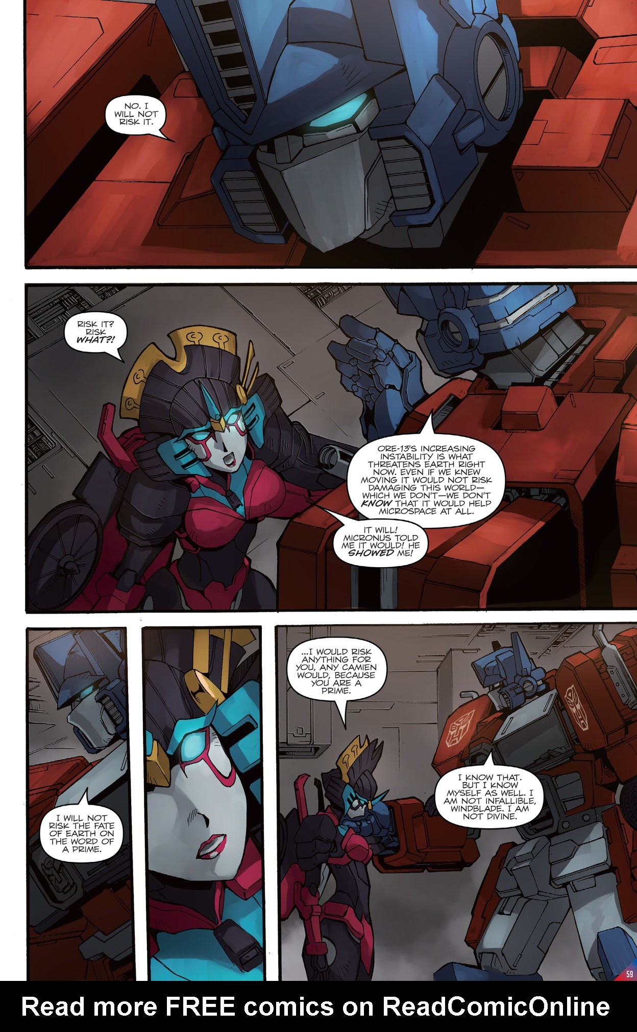 Read online Transformers: The IDW Collection Phase Three comic -  Issue # TPB 1 (Part 1) - 59