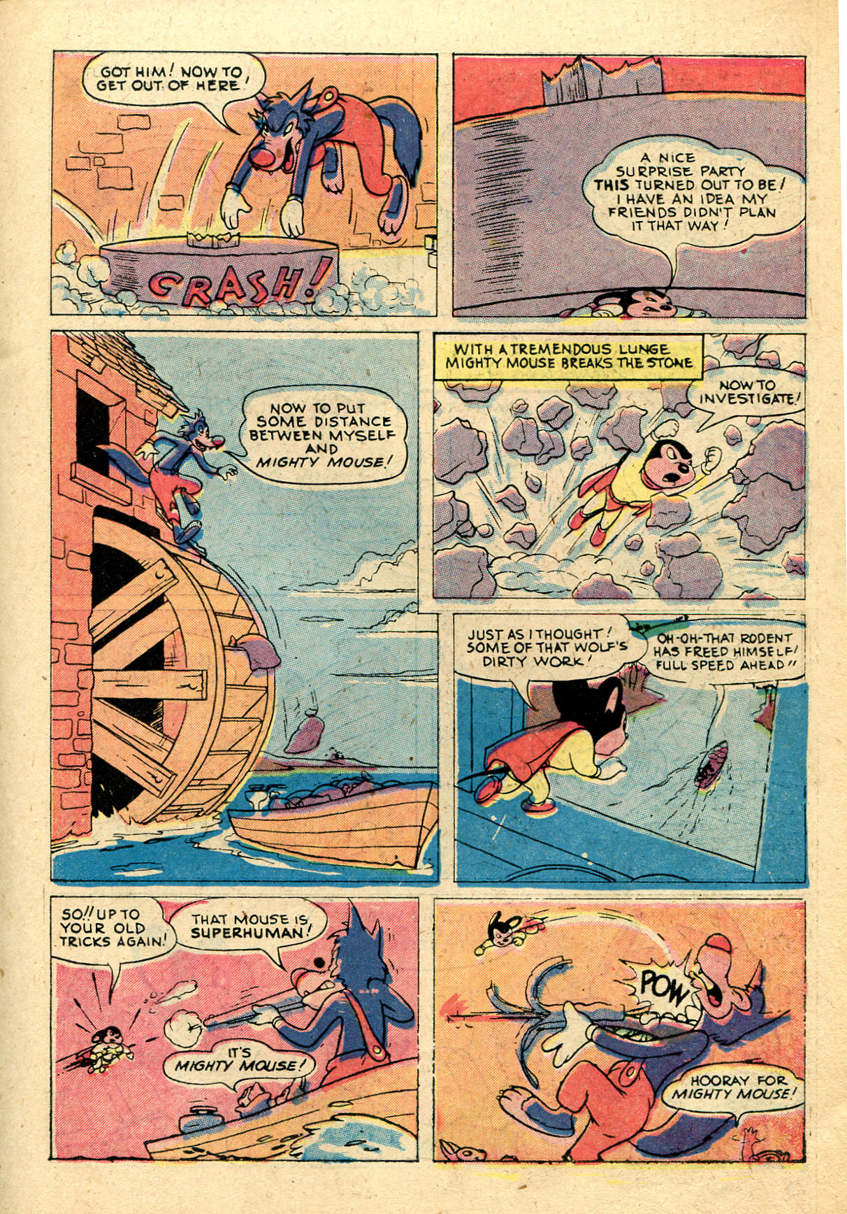 Read online Paul Terry's Mighty Mouse Comics comic -  Issue #21 - 23