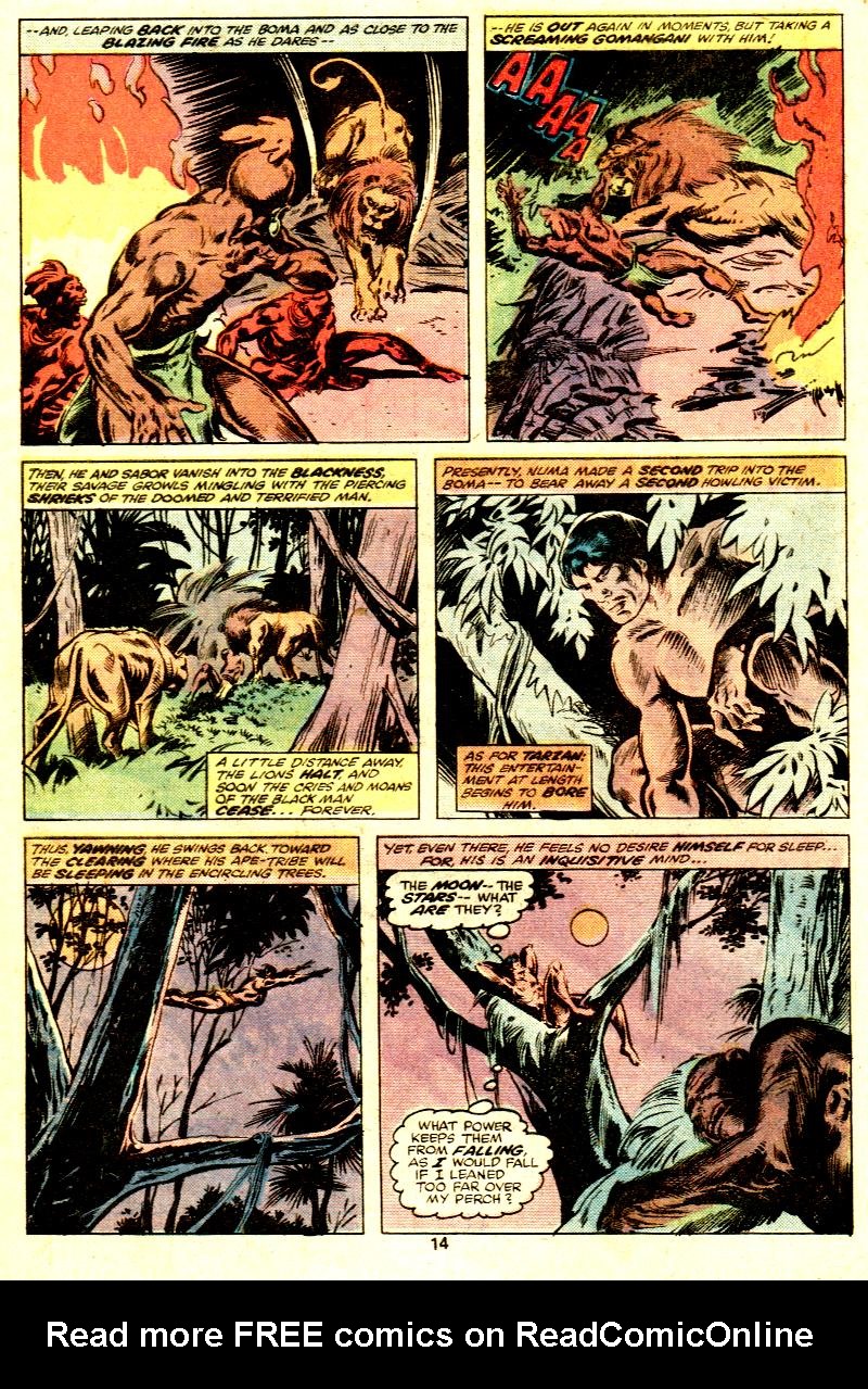 Read online Tarzan (1977) comic -  Issue #7 - 9