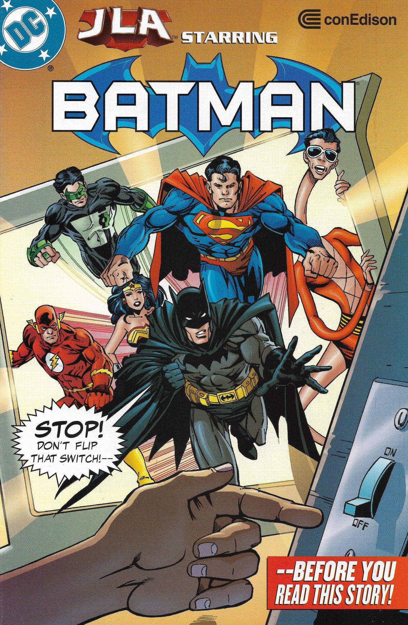 Read online Con Edison Presents JLA Starring Batman comic -  Issue # Full - 1