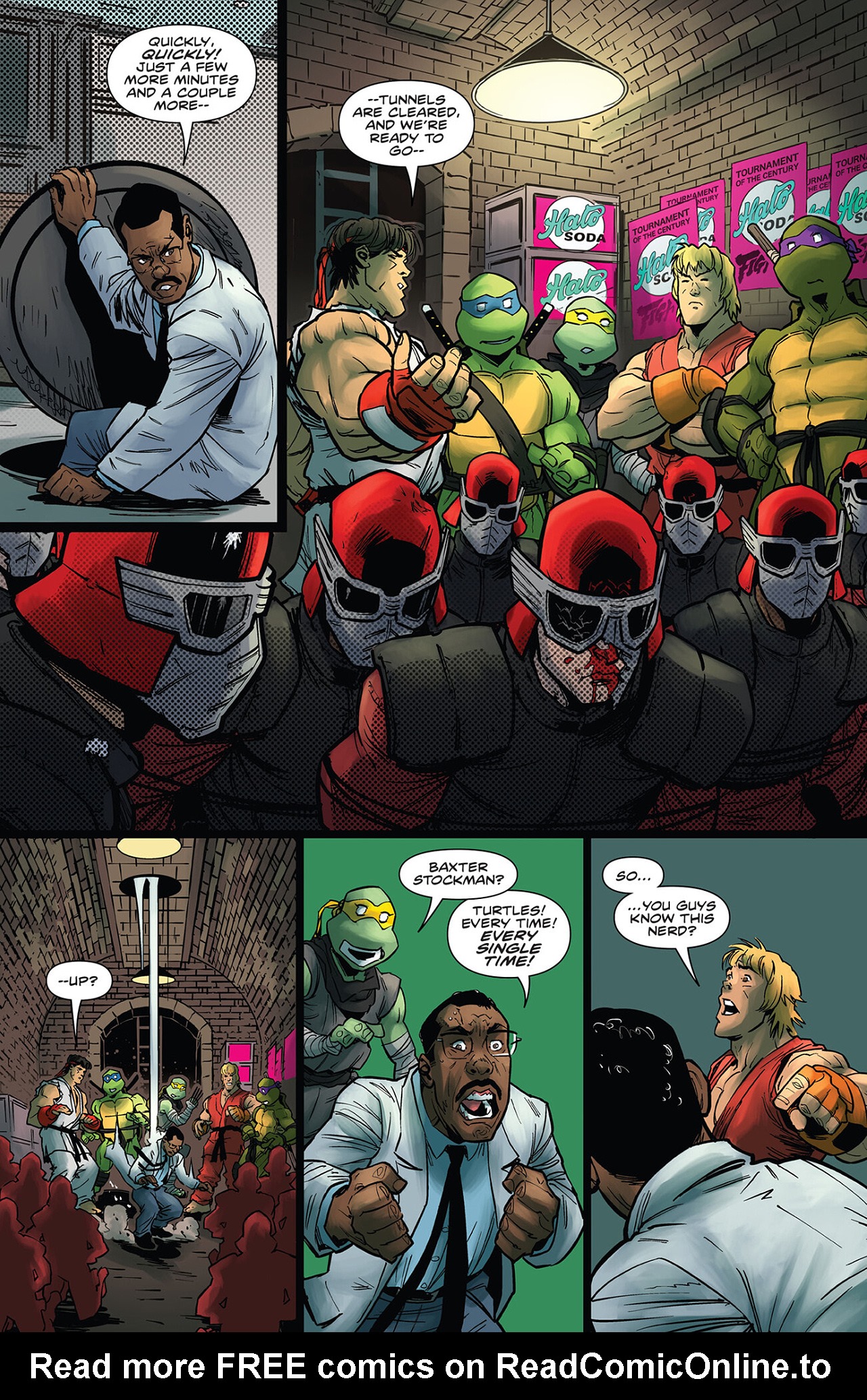 Read online Teenage Mutant Ninja Turtles vs. Street Fighter comic -  Issue #4 - 8