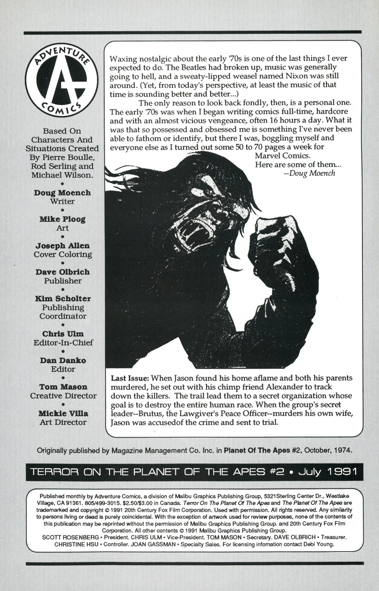 Read online Terror on the Planet of the Apes comic -  Issue #2 - 2