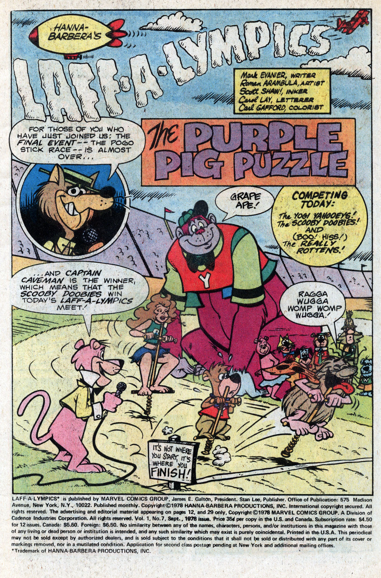 Read online Laff-a-lympics comic -  Issue #7 - 3