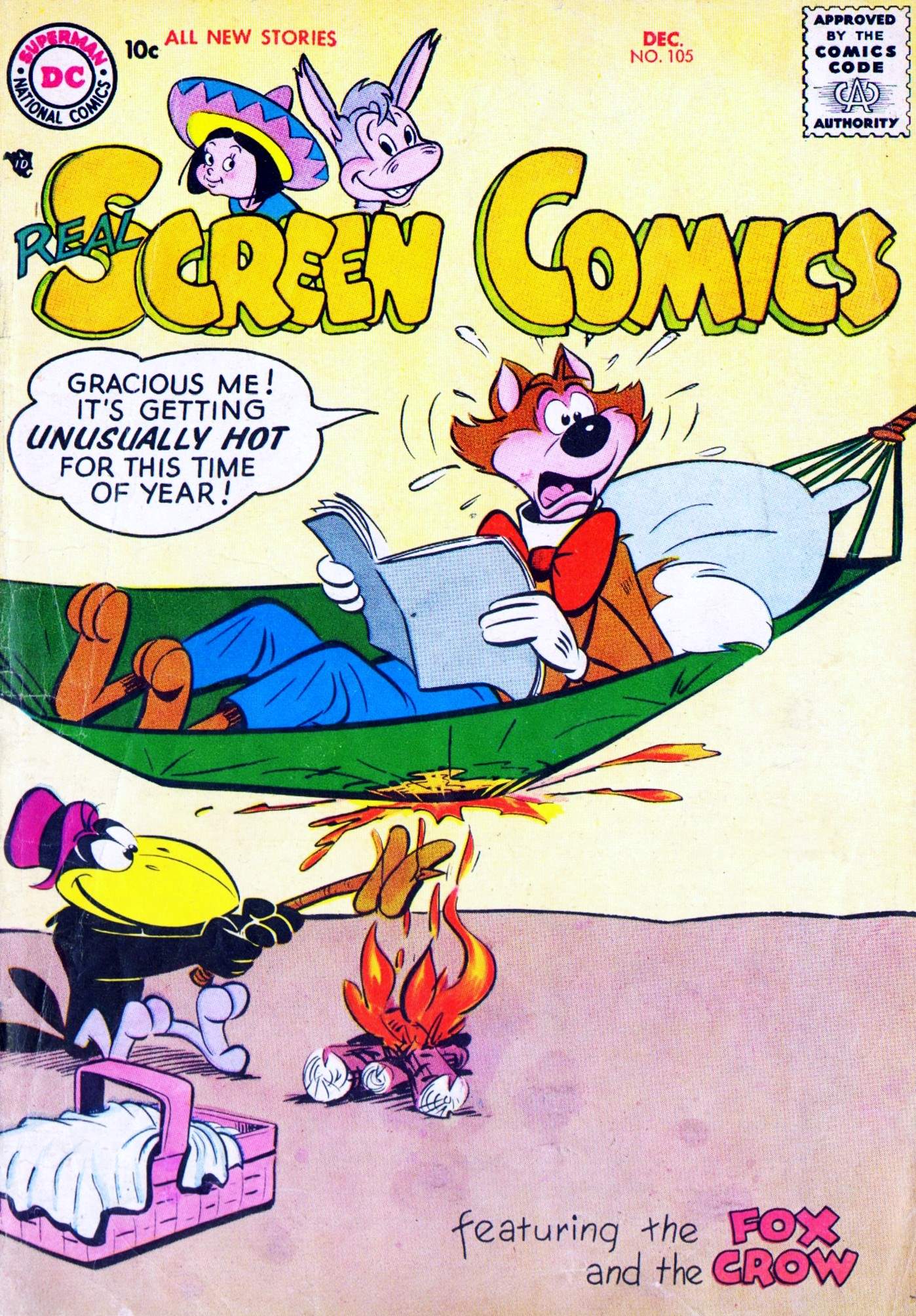 Read online Real Screen Comics comic -  Issue #105 - 1