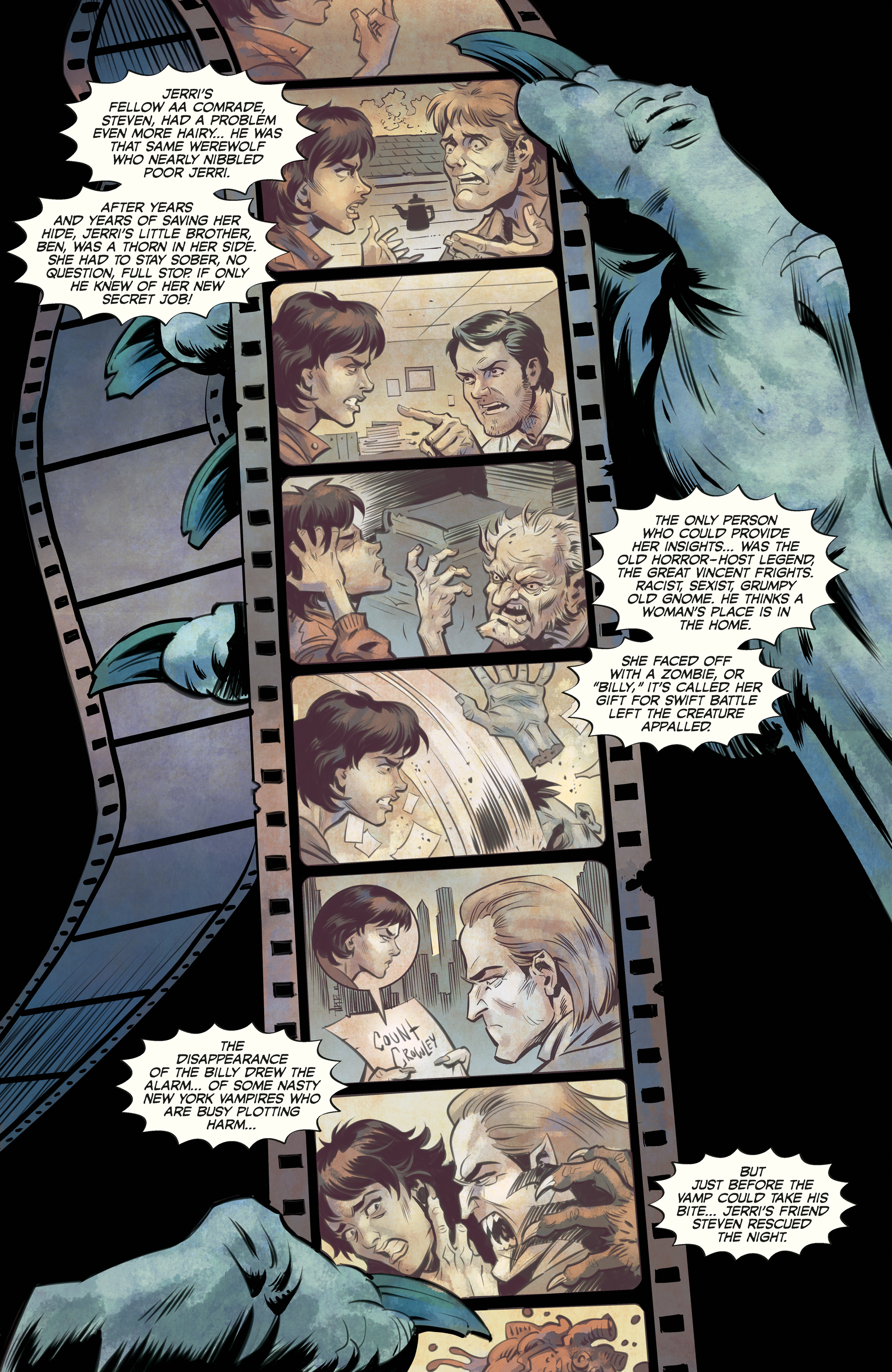 Read online Count Crowley: Mediocre Midnight Monster Hunter comic -  Issue #1 - 5