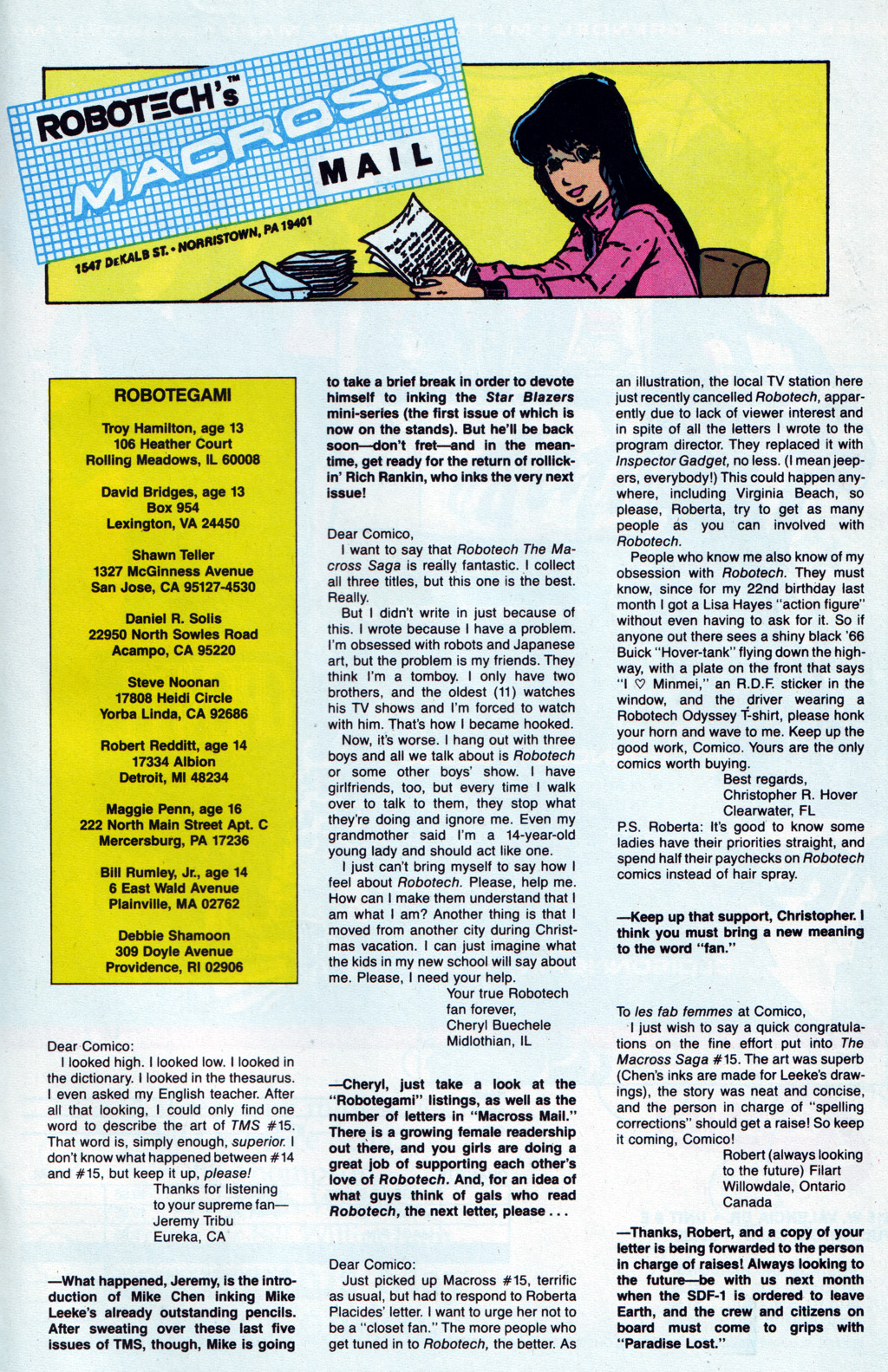 Read online Robotech The Macross Saga comic -  Issue #19 - 29