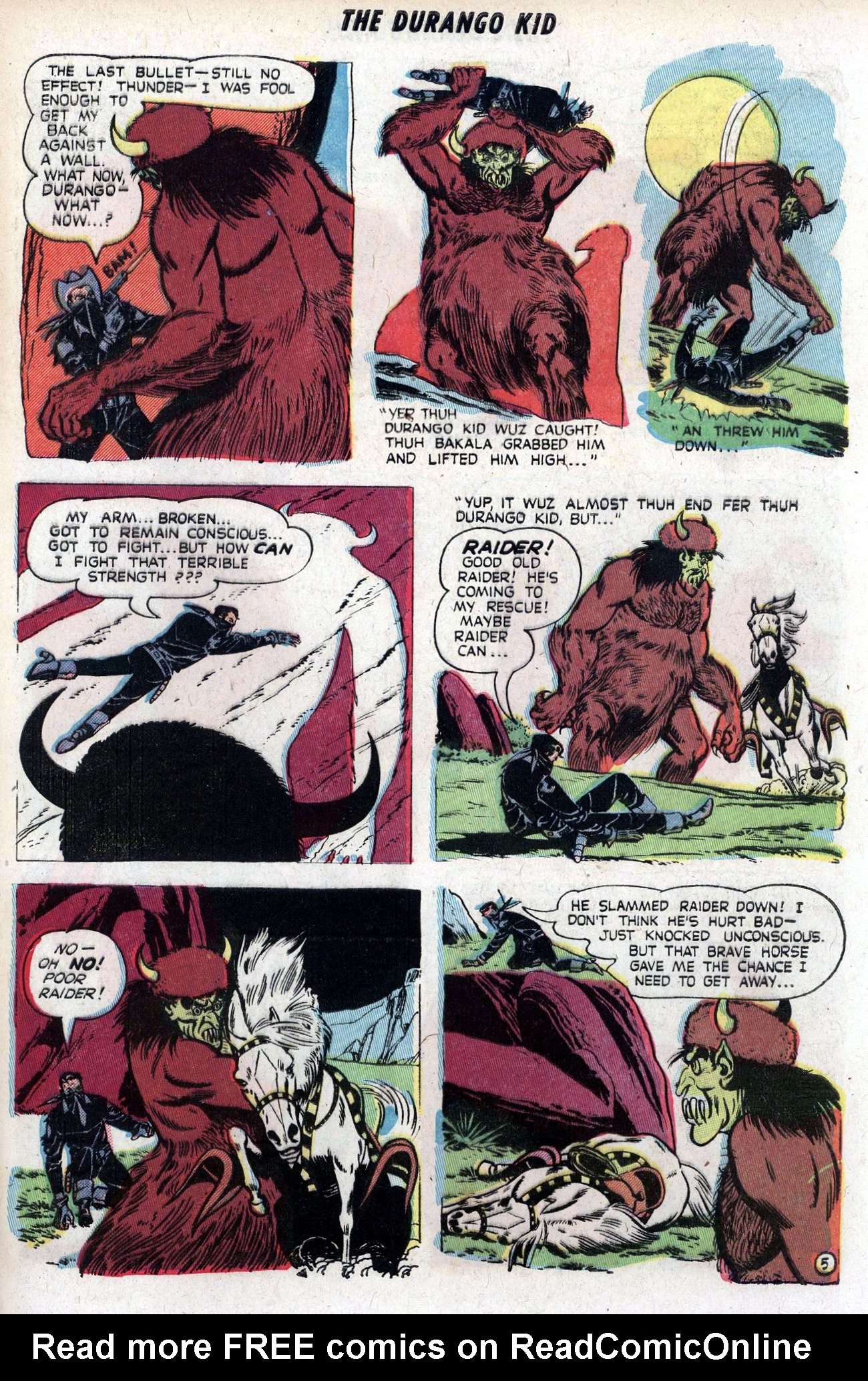 Read online Charles Starrett as The Durango Kid comic -  Issue #15 - 7