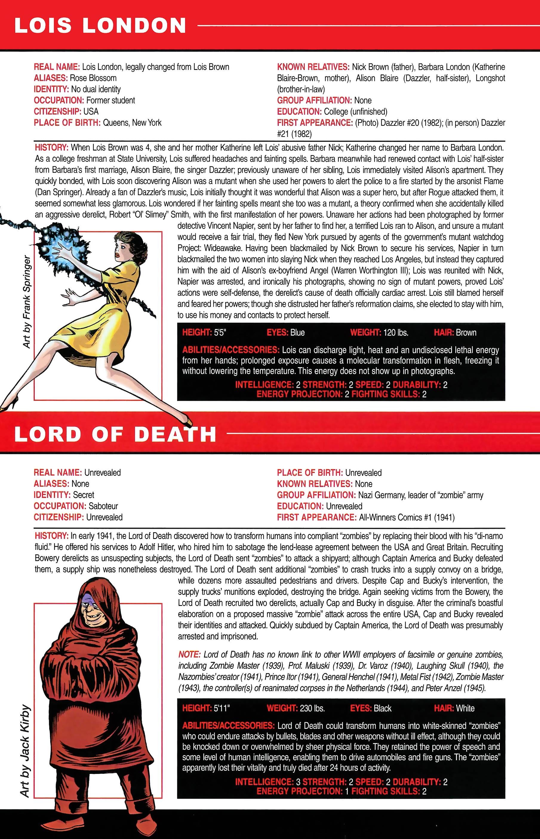 Read online Official Handbook of the Marvel Universe A to Z comic -  Issue # TPB 6 (Part 2) - 106
