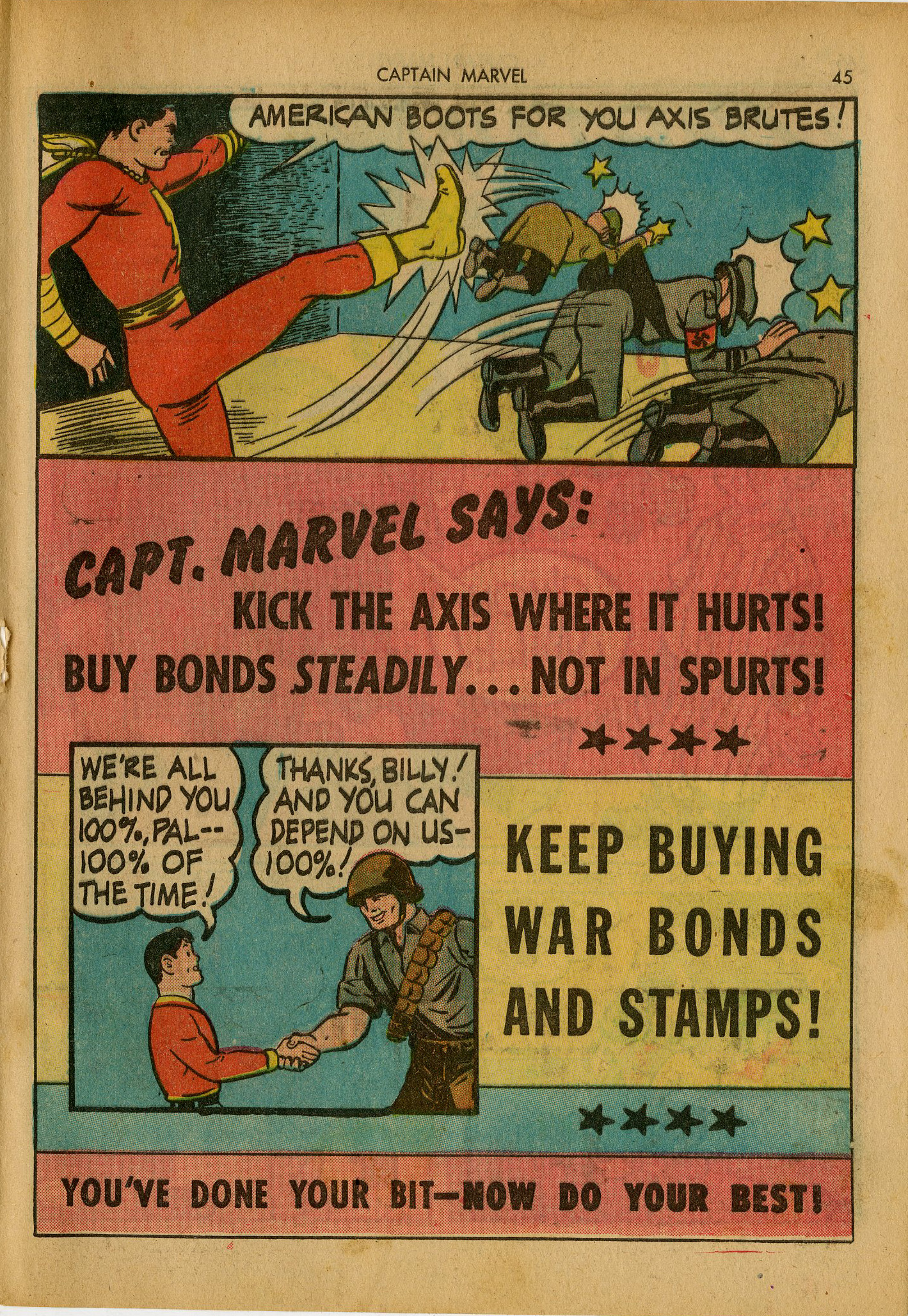 Read online Captain Marvel Adventures comic -  Issue #25 - 45