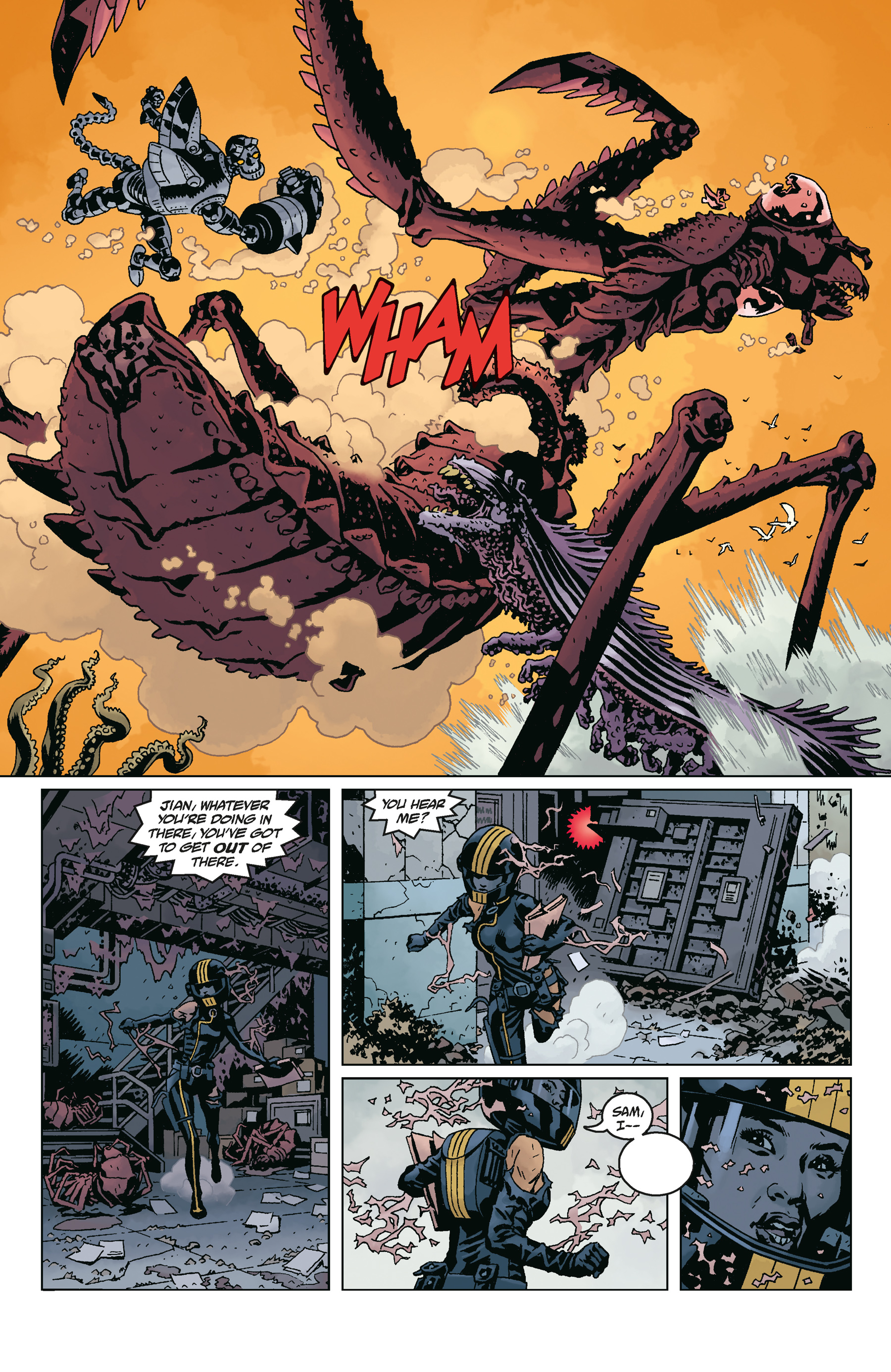Read online Giant Robot Hellboy comic -  Issue #2 - 15