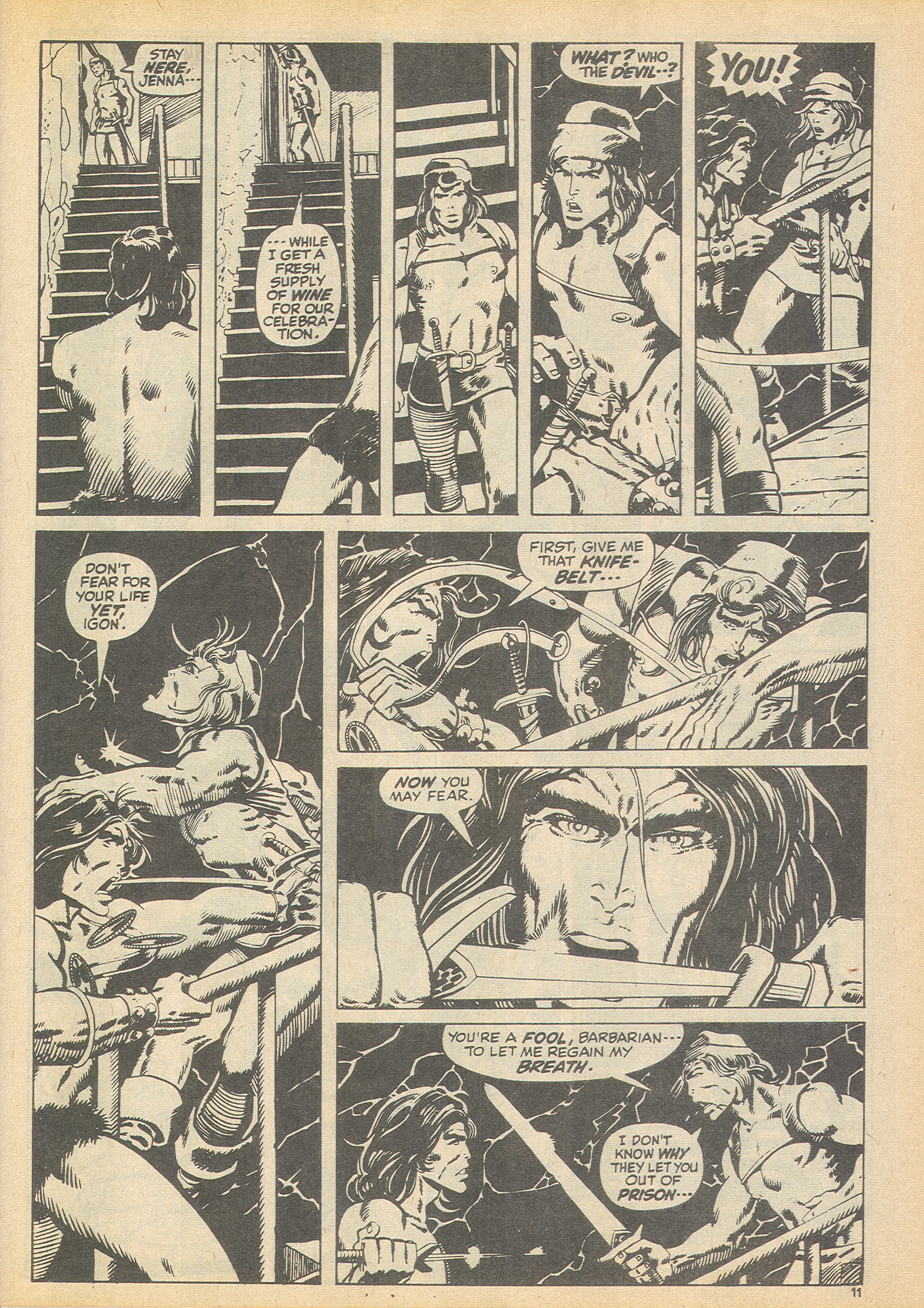 Read online The Savage Sword of Conan (1975) comic -  Issue #11 - 12