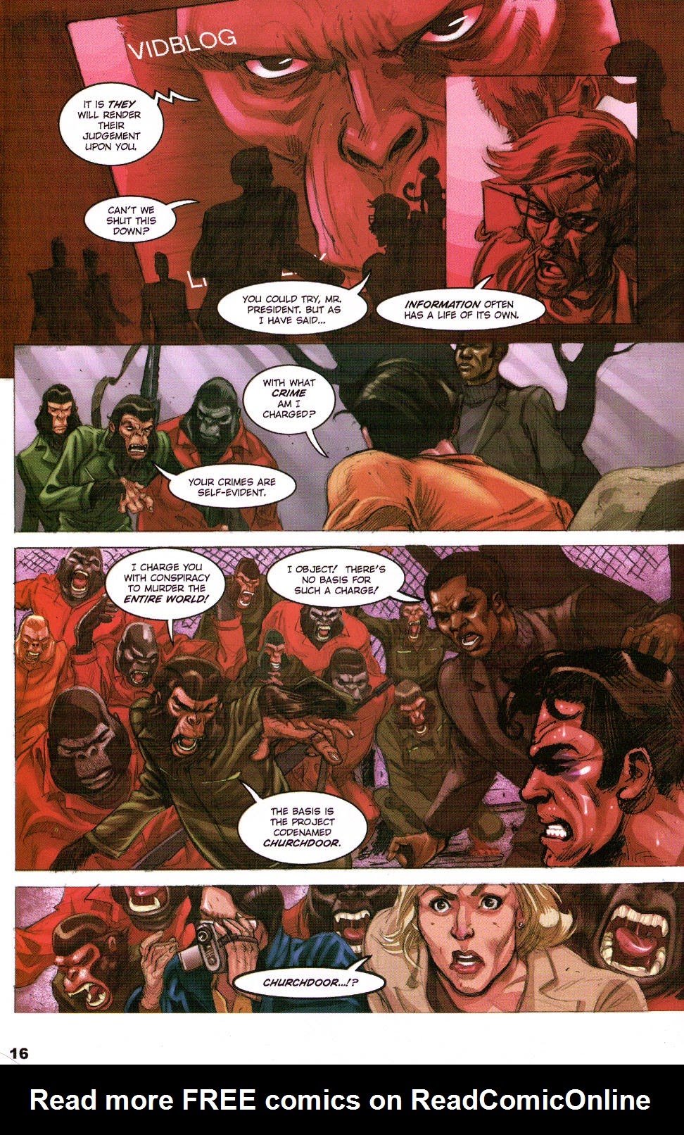 Read online Revolution on the Planet of the Apes comic -  Issue #3 - 18