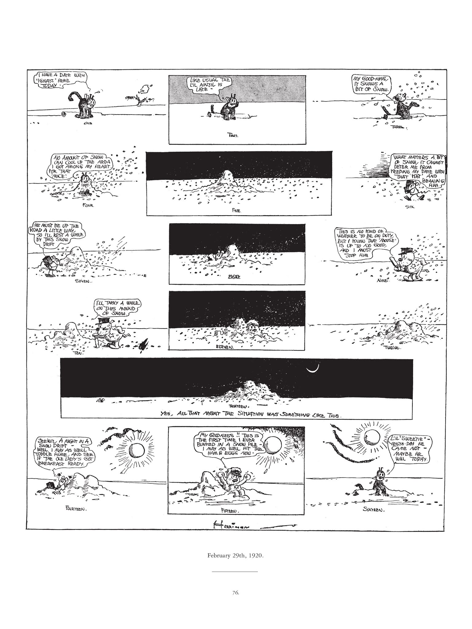 Read online Krazy & Ignatz comic -  Issue # TPB 2 - 76