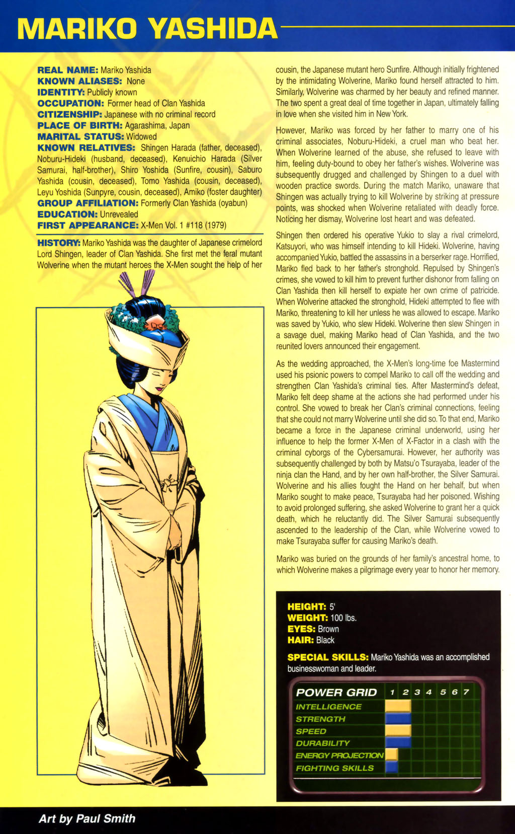 Read online Official Handbook of the Marvel Universe: Wolverine 2004 comic -  Issue # Full - 48