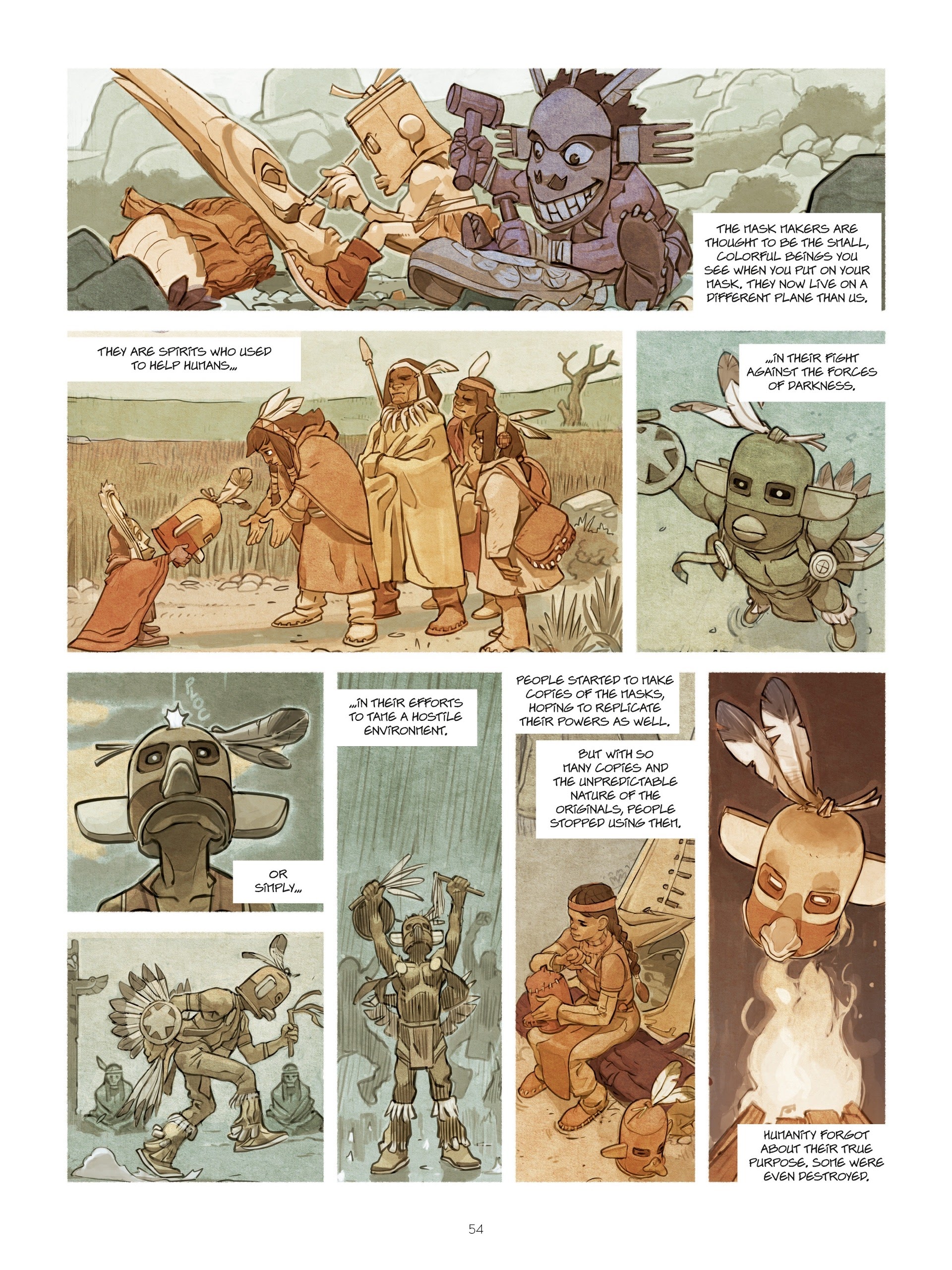 Read online Masks comic -  Issue #1 - 54