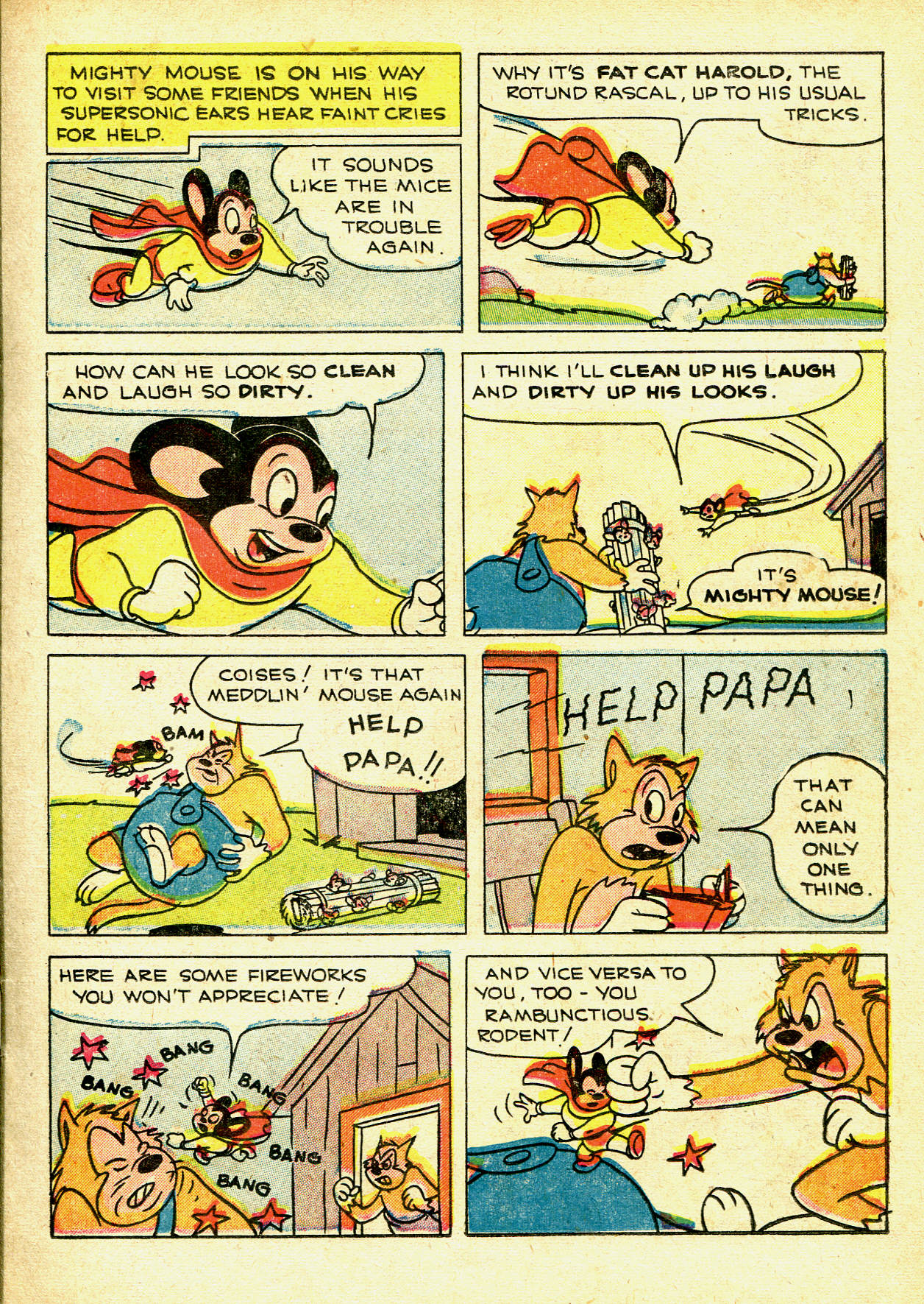 Read online Paul Terry's Mighty Mouse Comics comic -  Issue #30 - 15
