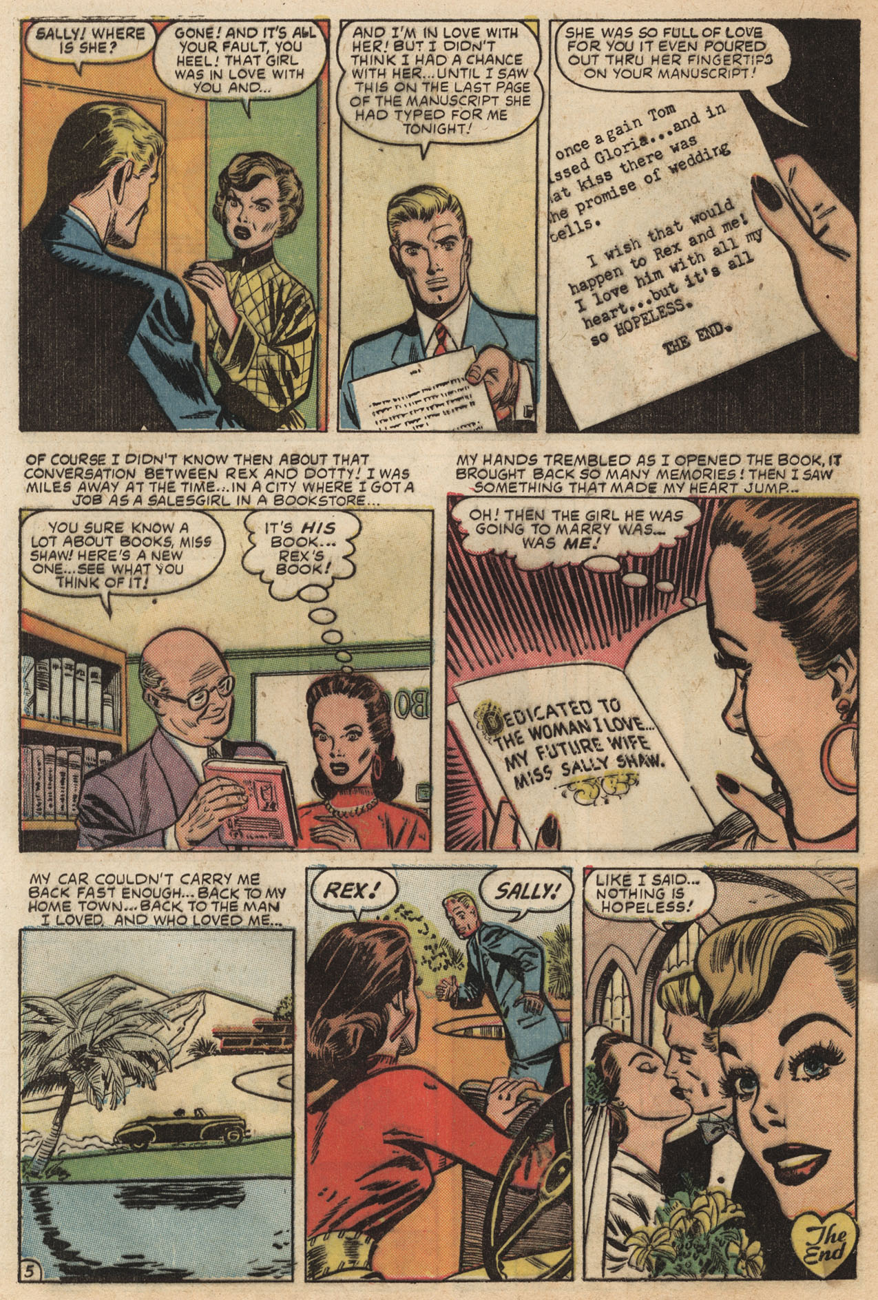 Read online Love Romances comic -  Issue #55 - 32