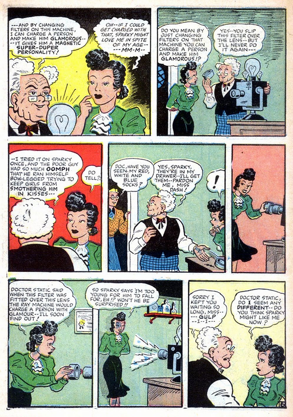 Read online Sparky Watts comic -  Issue #1 - 8