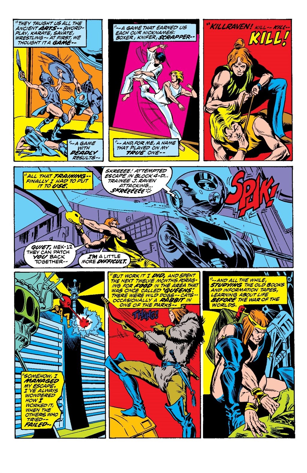 Read online Killraven Epic Collection: Warrior of the Worlds comic -  Issue # TPB (Part 1) - 21