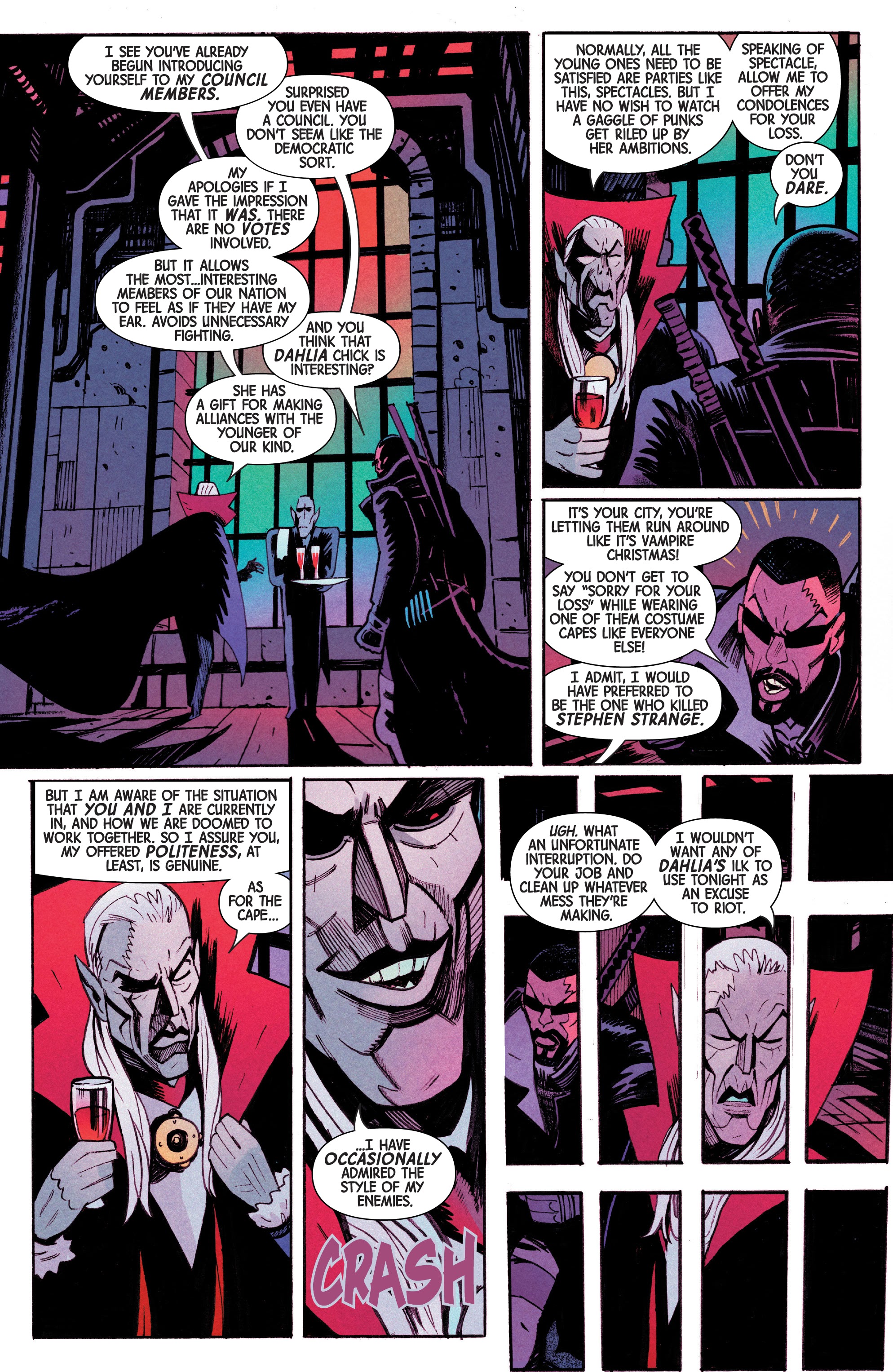 Read online Death of Doctor Strange: One-Shots comic -  Issue # Blade - 9