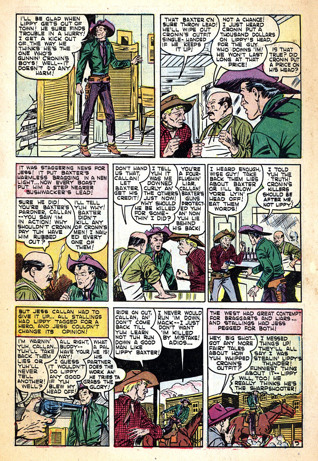 Read online Western Thrillers (1954) comic -  Issue #1 - 7