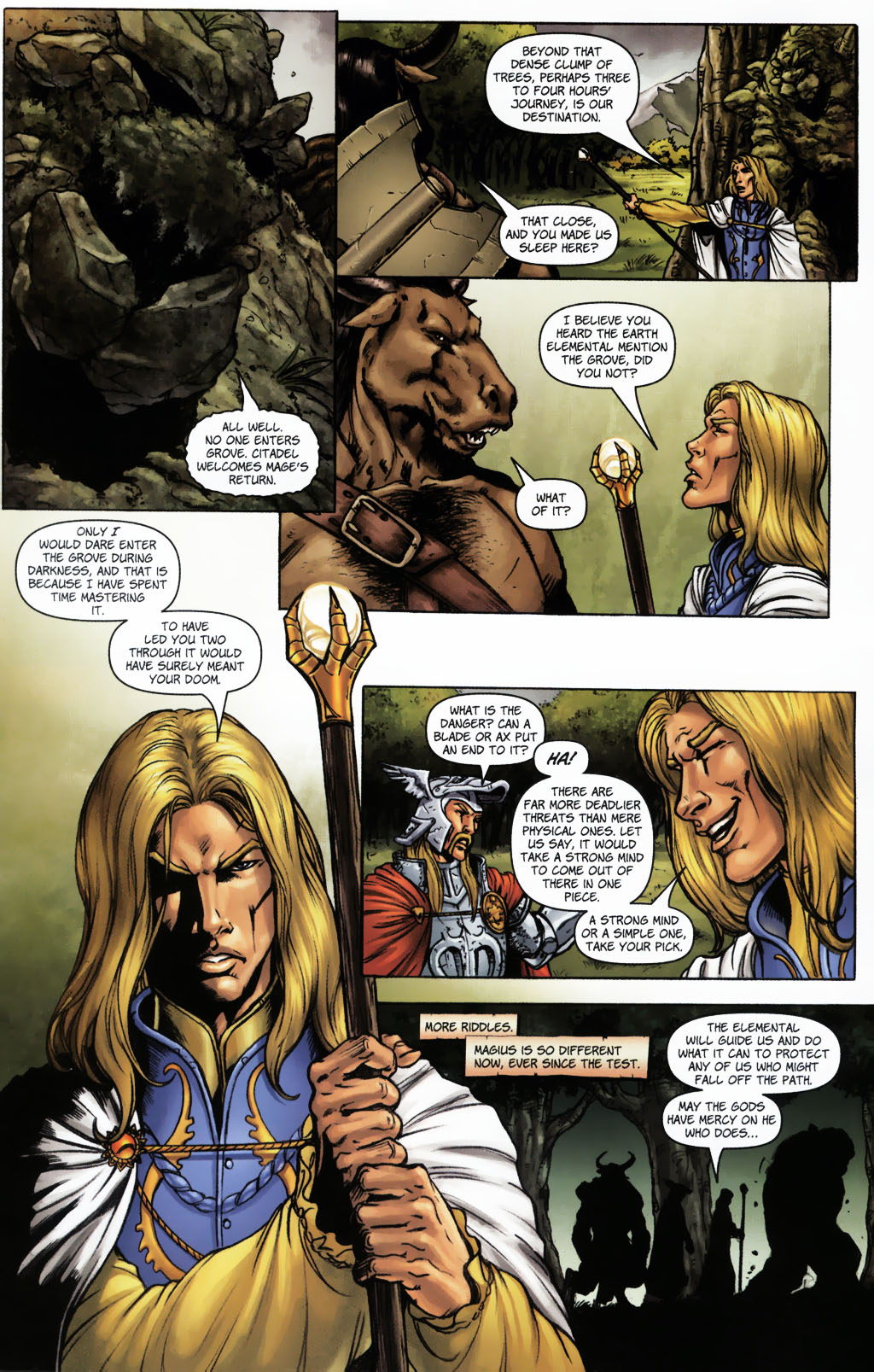 Read online Dragonlance: The Legend of Huma comic -  Issue #5 - 5