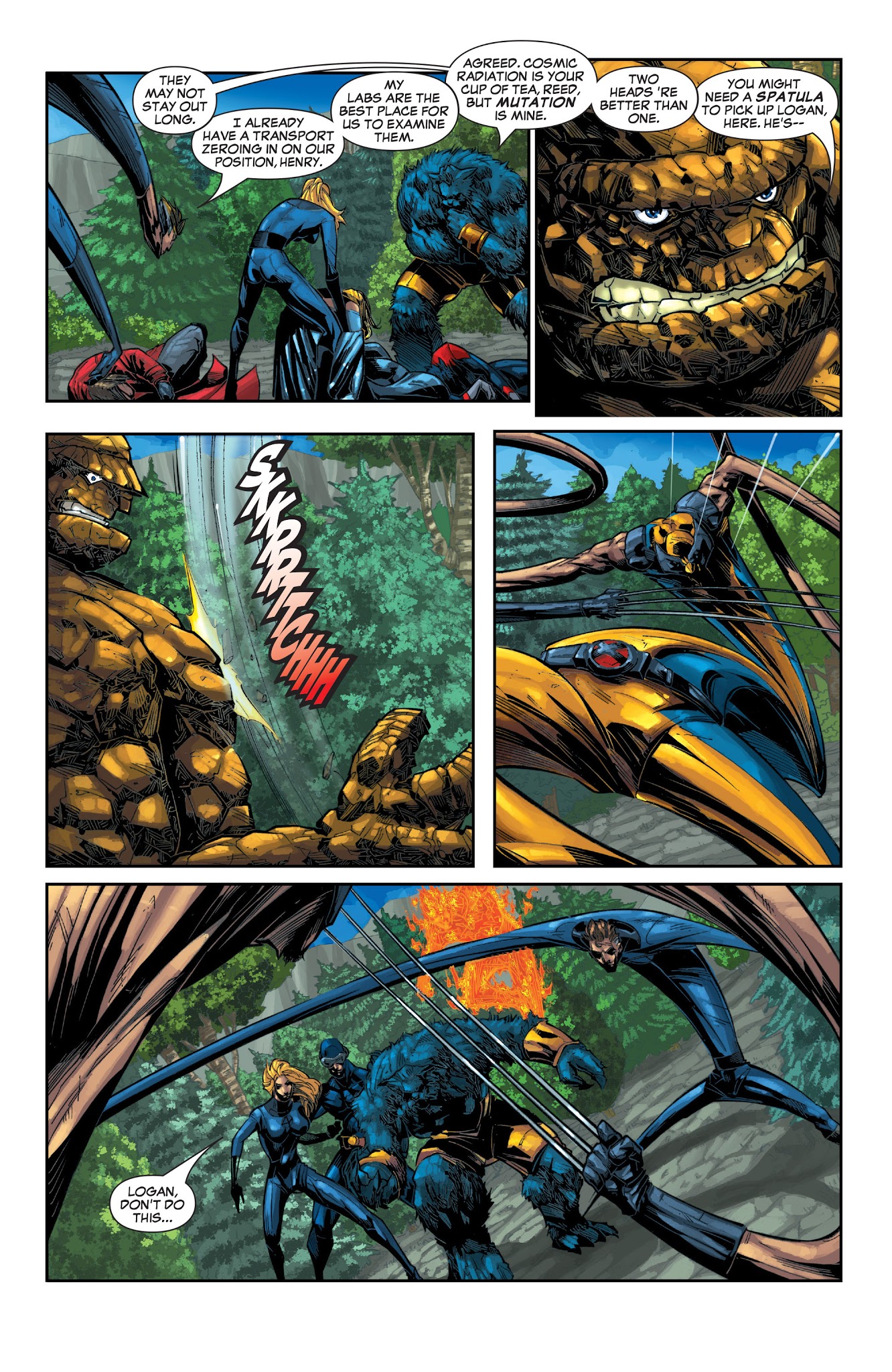 Read online X-Men/Fantastic Four comic -  Issue #3 - 18