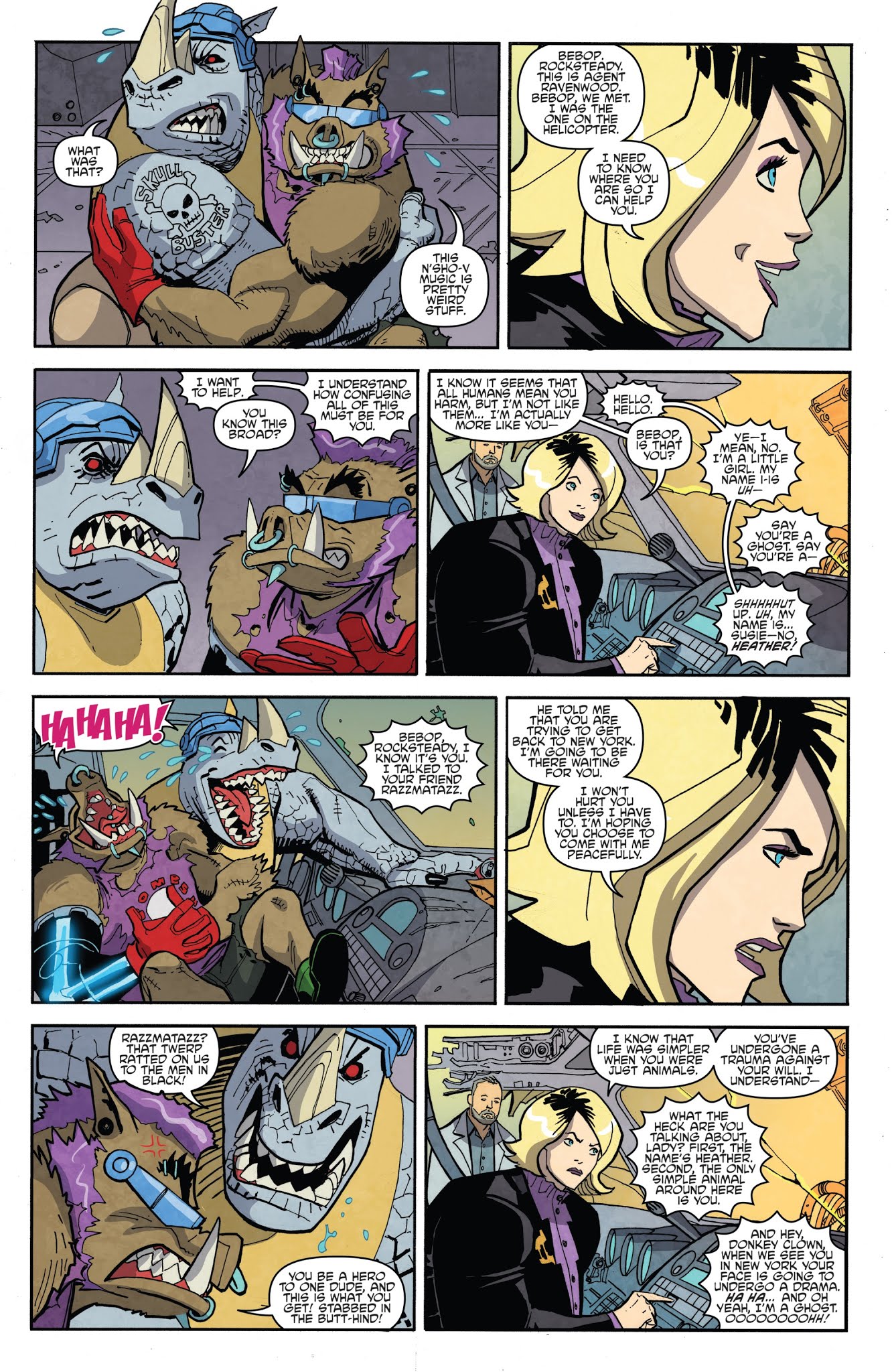 Read online Teenage Mutant Ninja Turtles: Bebop & Rocksteady Hit the Road comic -  Issue #4 - 15