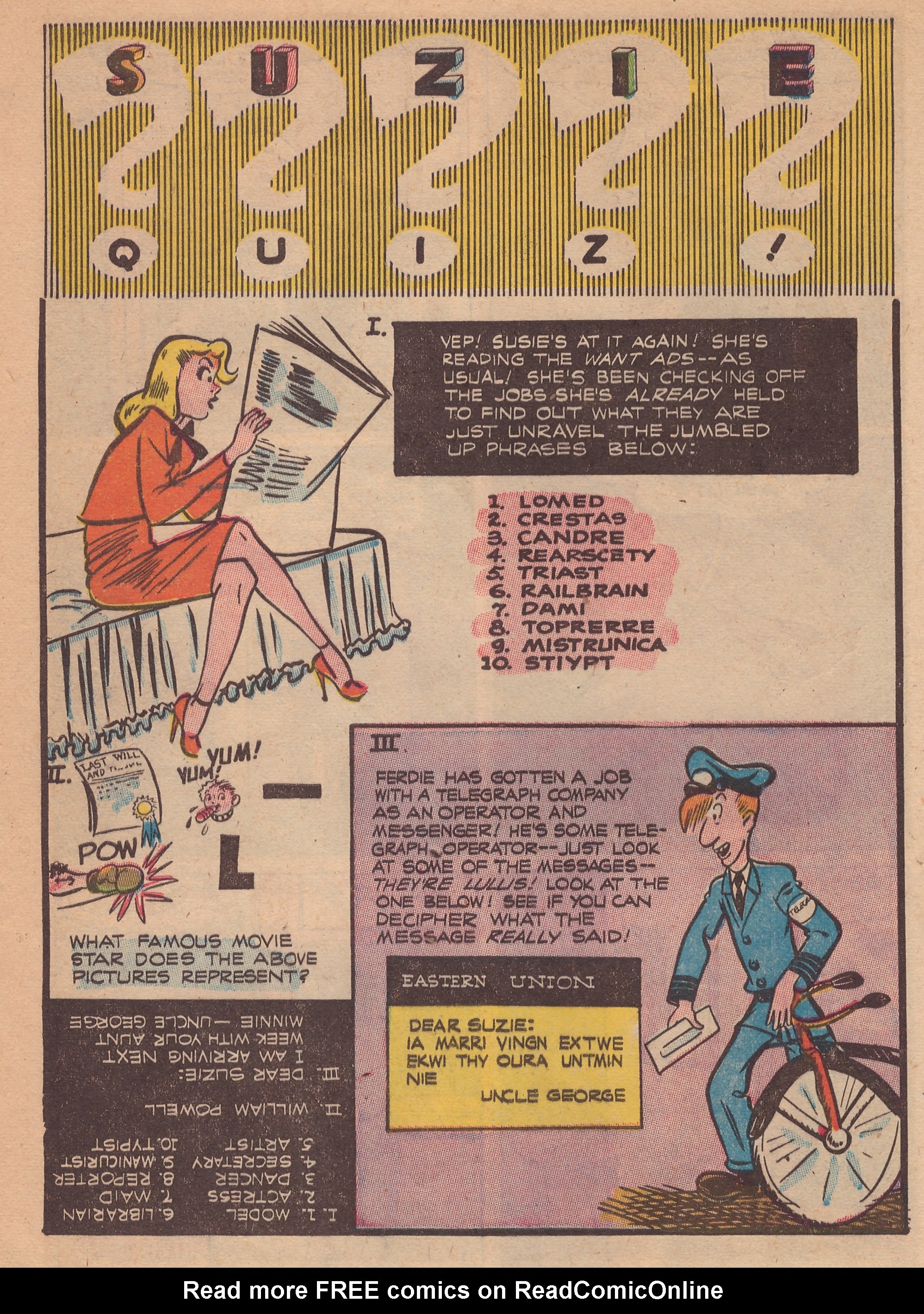 Read online Suzie Comics comic -  Issue #61 - 40