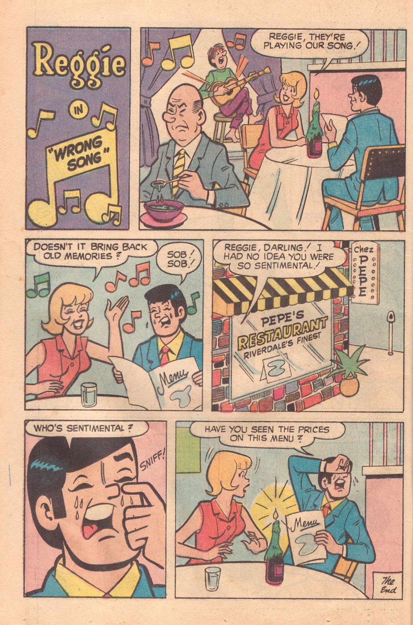 Read online Reggie's Wise Guy Jokes comic -  Issue #10 - 6