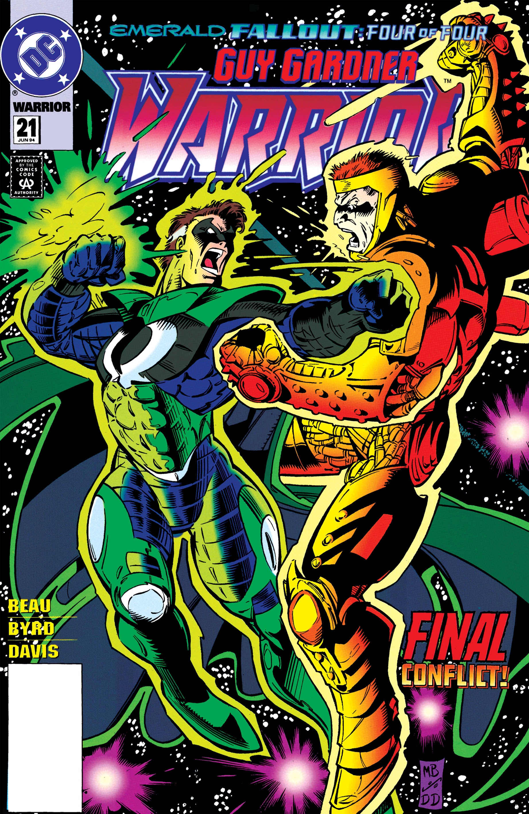 Read online Guy Gardner: Warrior comic -  Issue #21 - 1