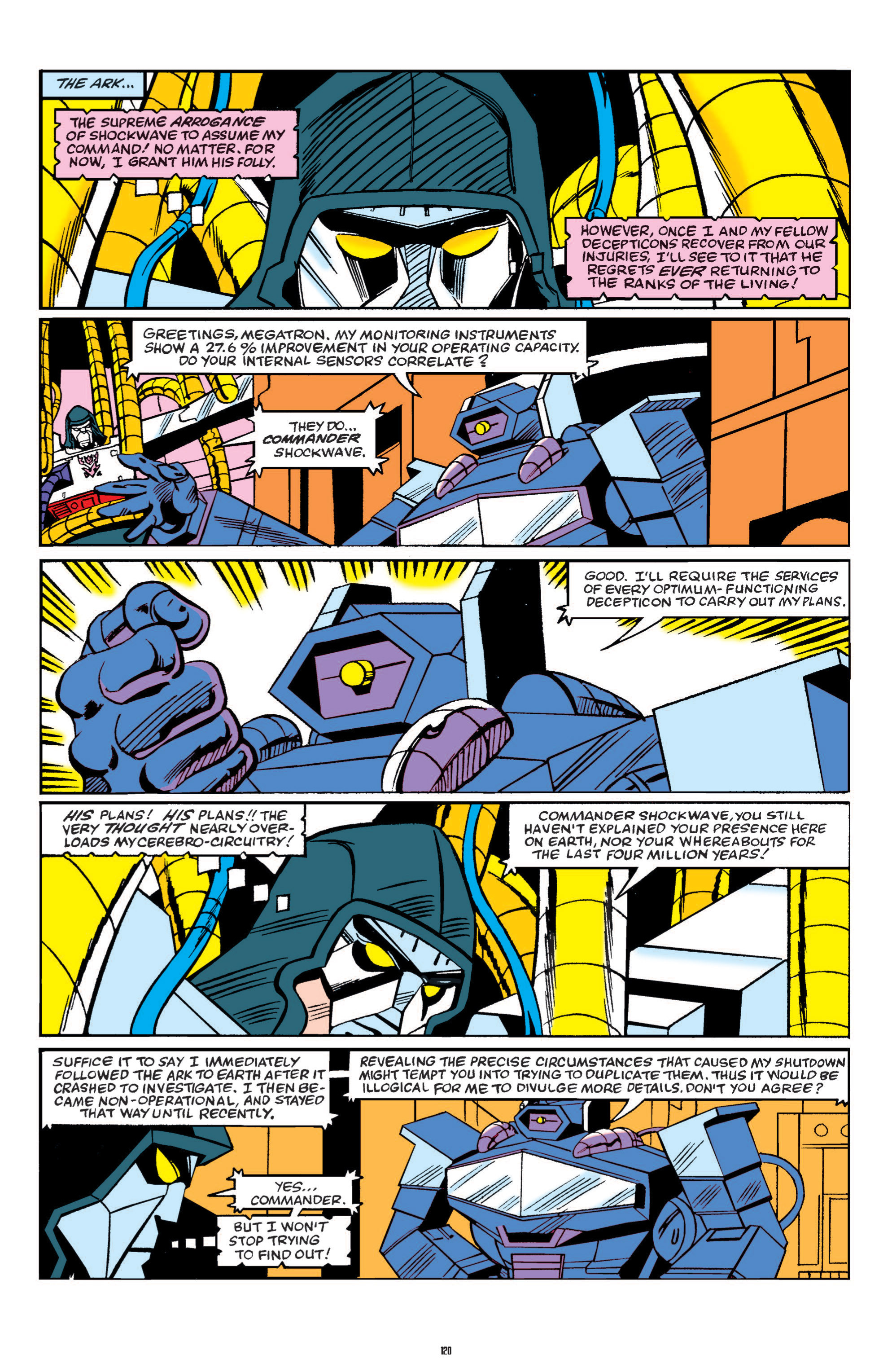 Read online The Transformers Classics comic -  Issue # TPB 1 - 121