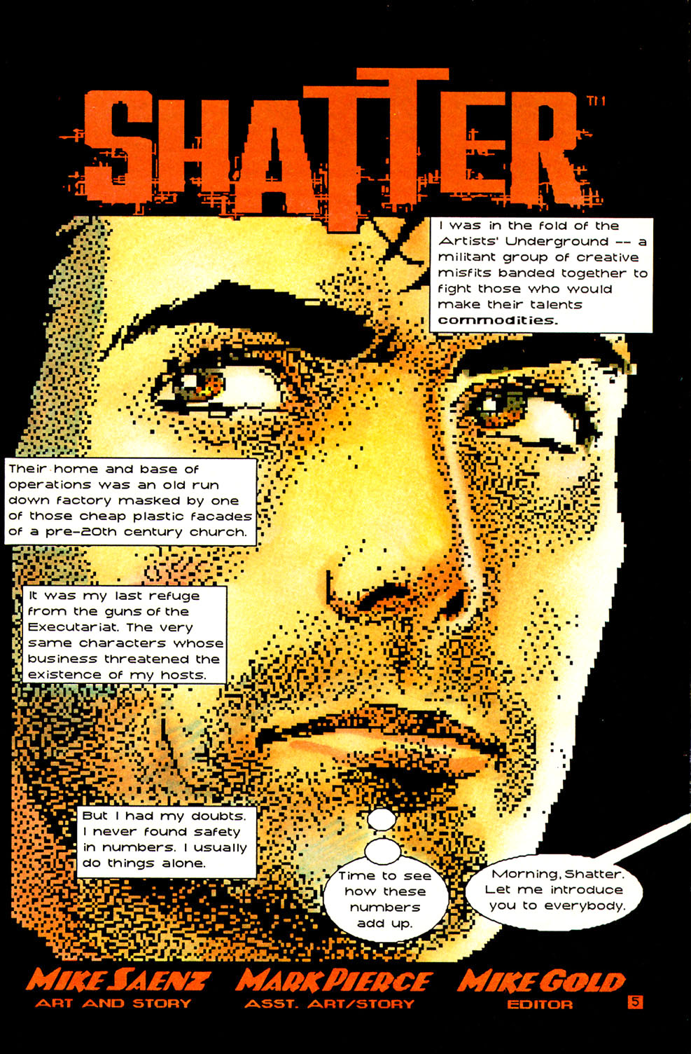 Read online Shatter comic -  Issue #1 - 7