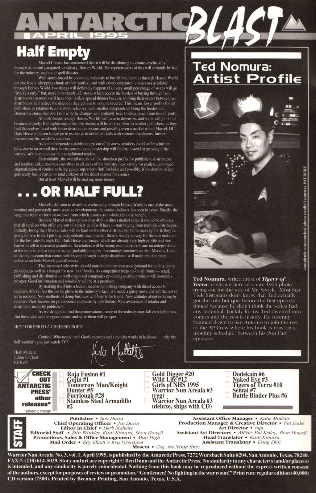 Read online Warrior Nun Areala (1994) comic -  Issue #3 - 2
