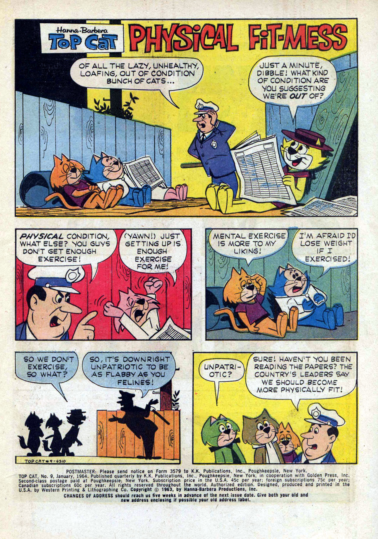Read online Top Cat (1962) comic -  Issue #9 - 3