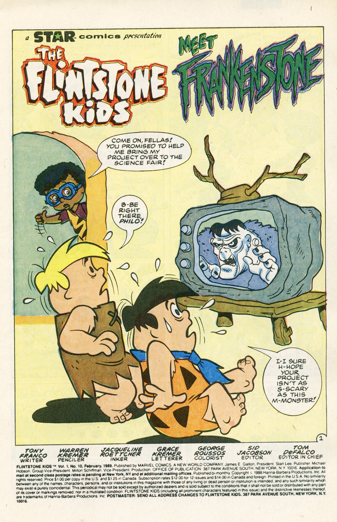 Read online The Flintstone Kids comic -  Issue #10 - 3