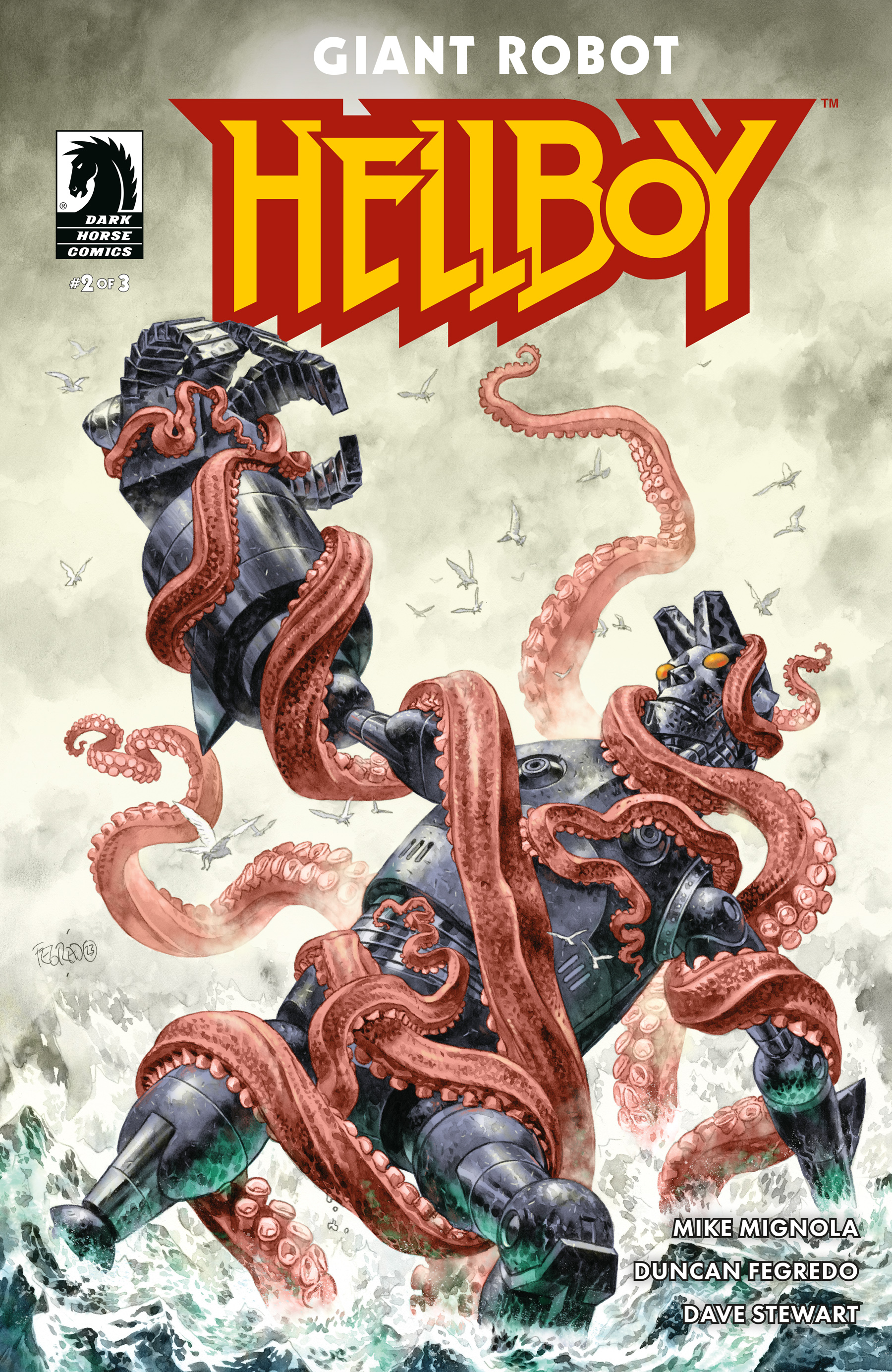 Read online Giant Robot Hellboy comic -  Issue #2 - 1
