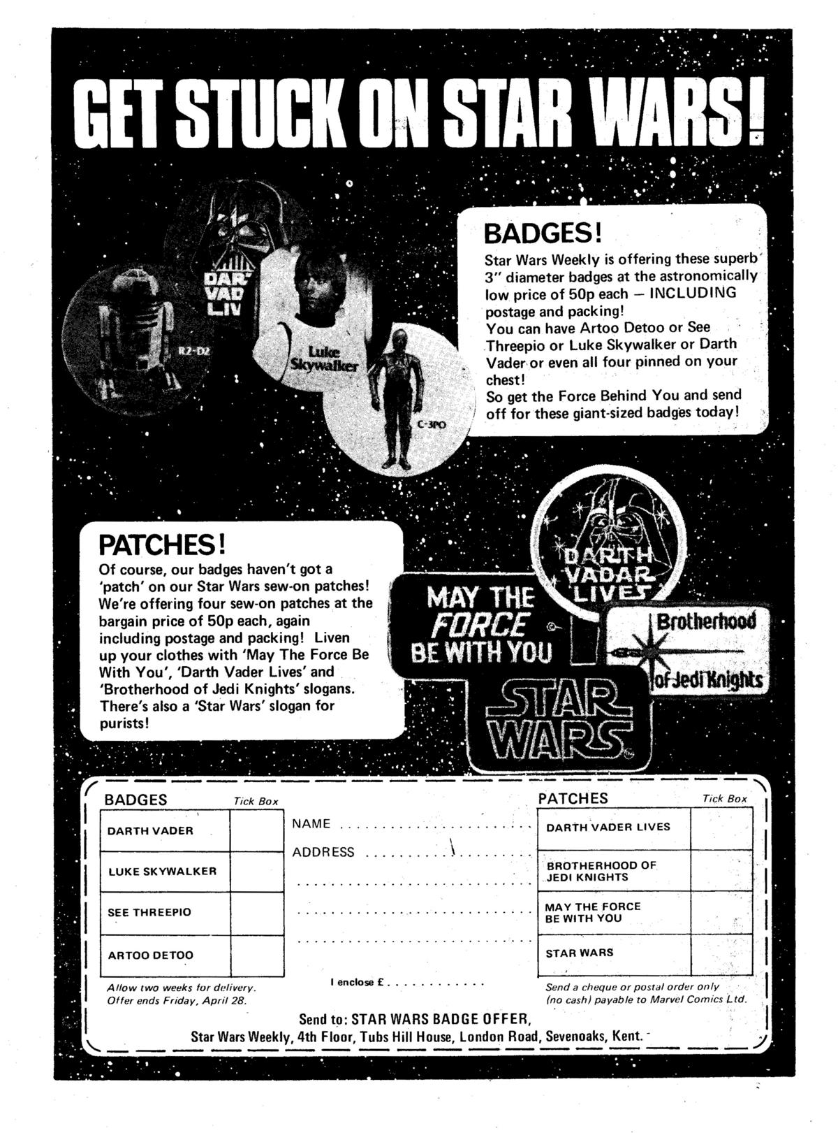 Read online Star Wars Weekly comic -  Issue #9 - 22