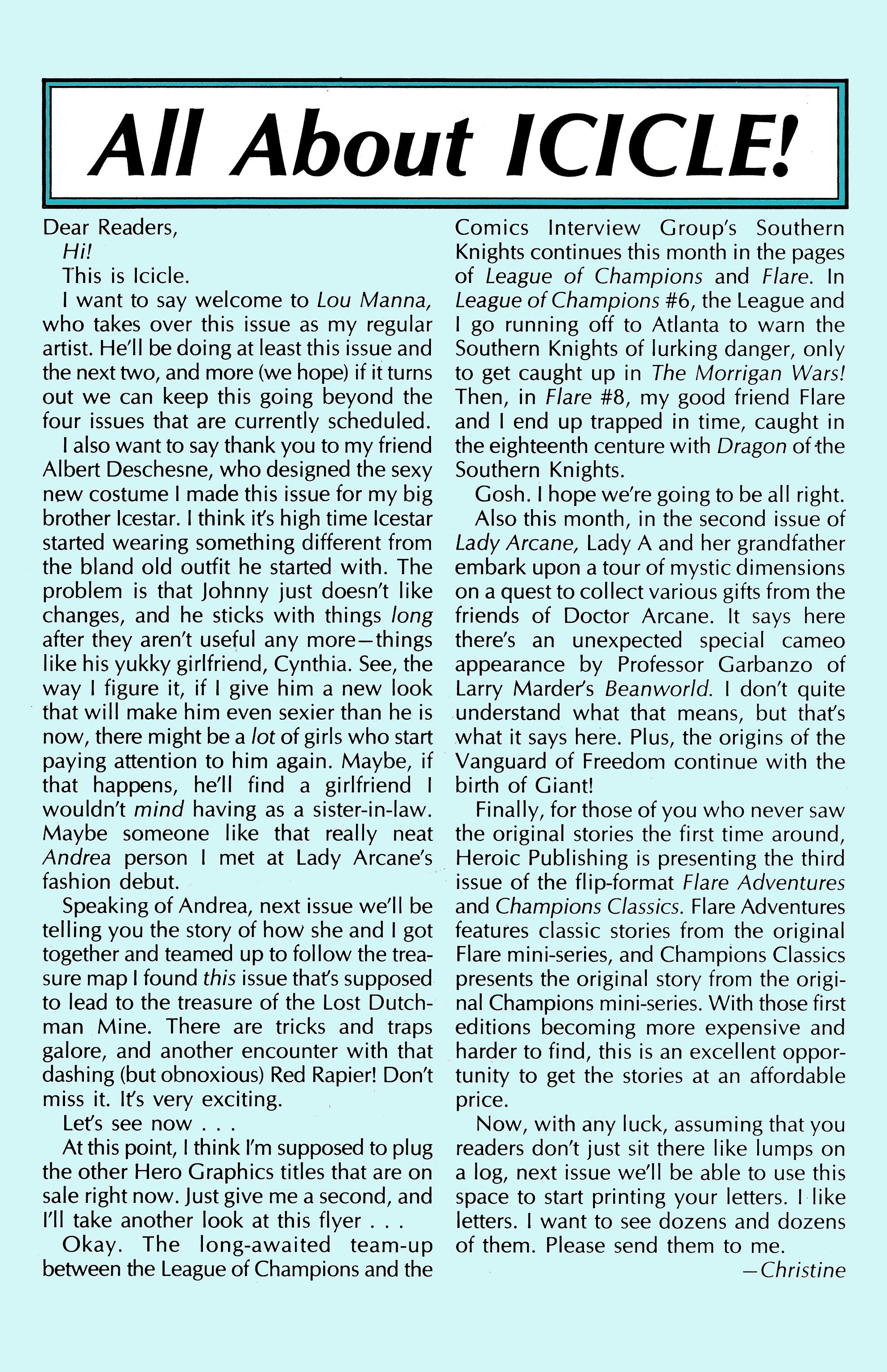 Read online Icicle comic -  Issue #2 - 29