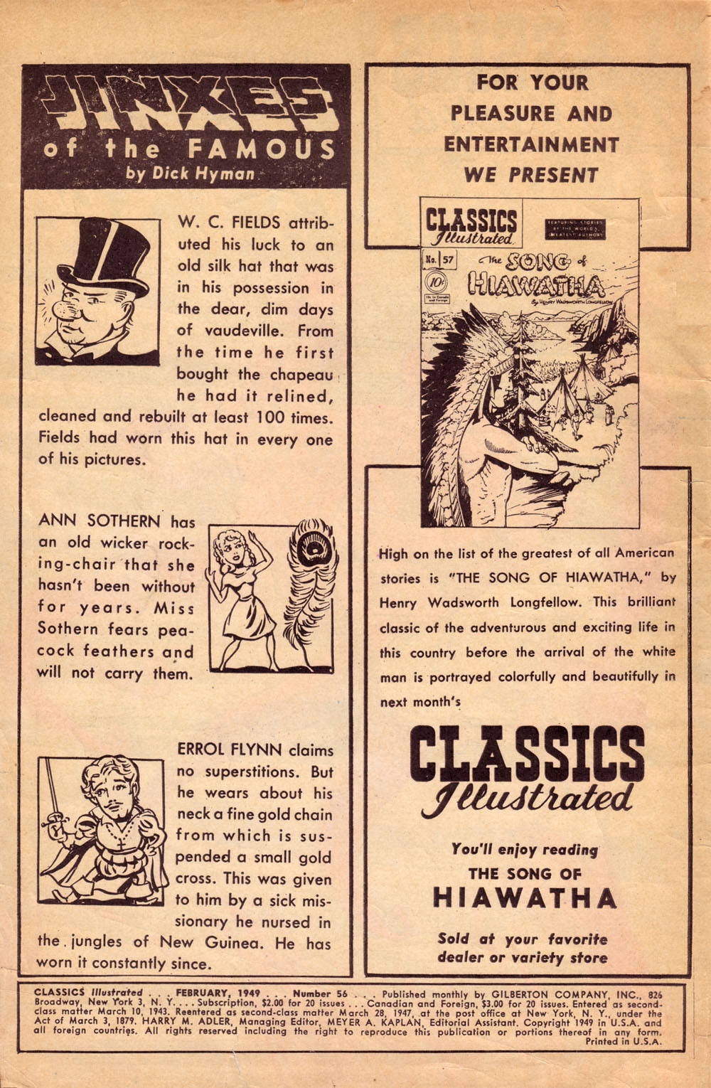 Read online Classics Illustrated comic -  Issue #56 - 2