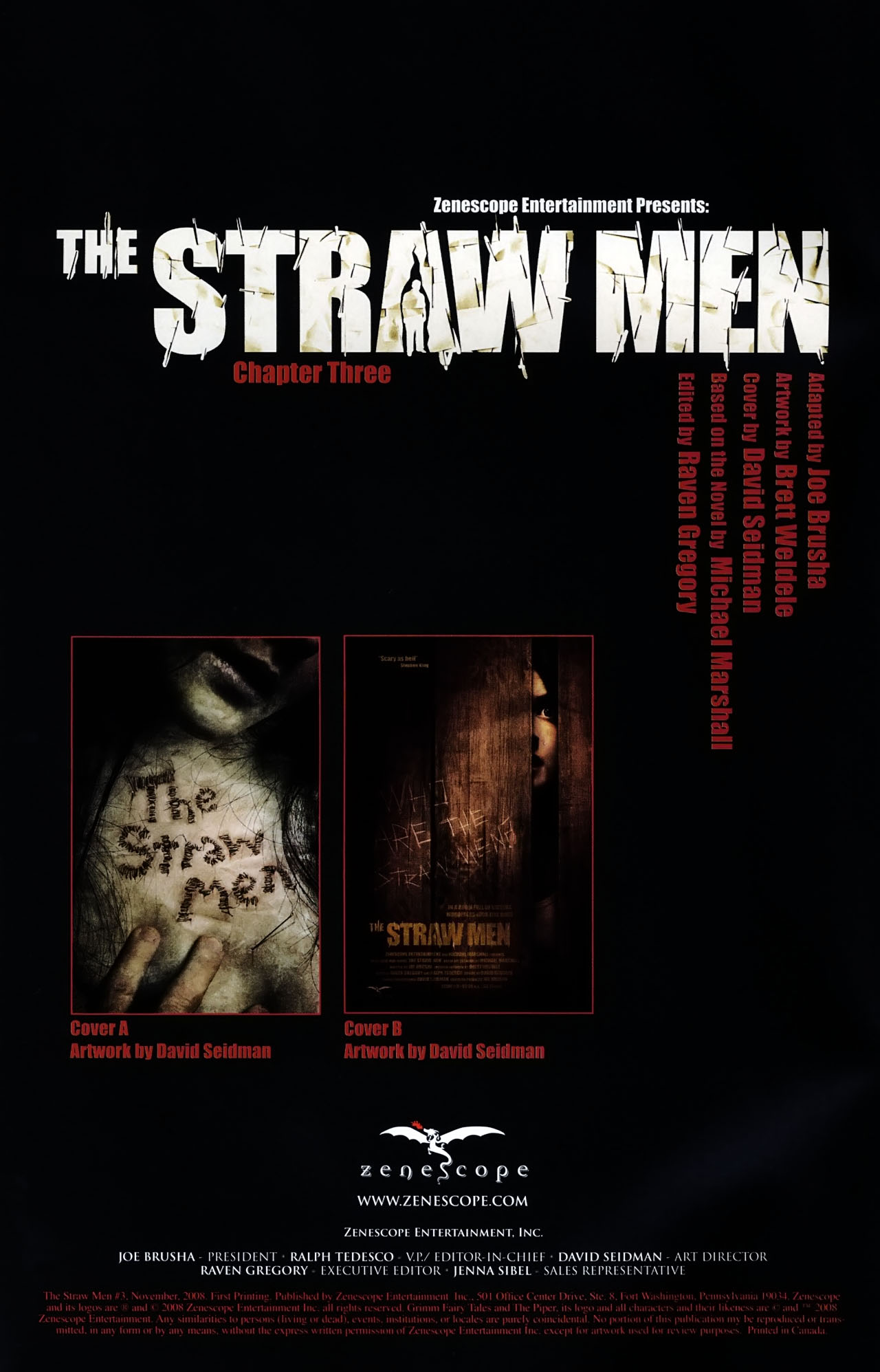 Read online The Straw Men comic -  Issue #3 - 3