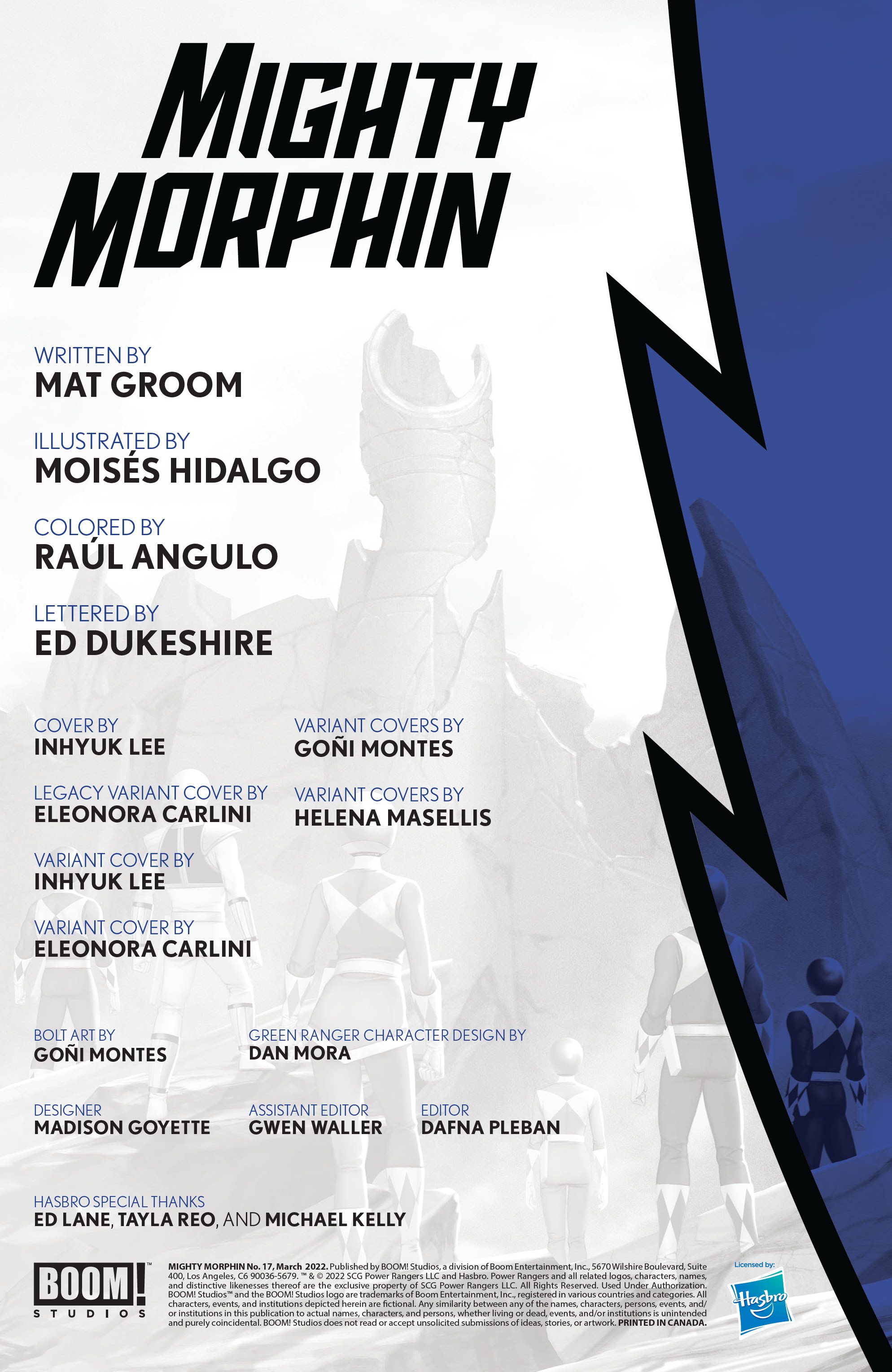 Read online Mighty Morphin comic -  Issue #17 - 2