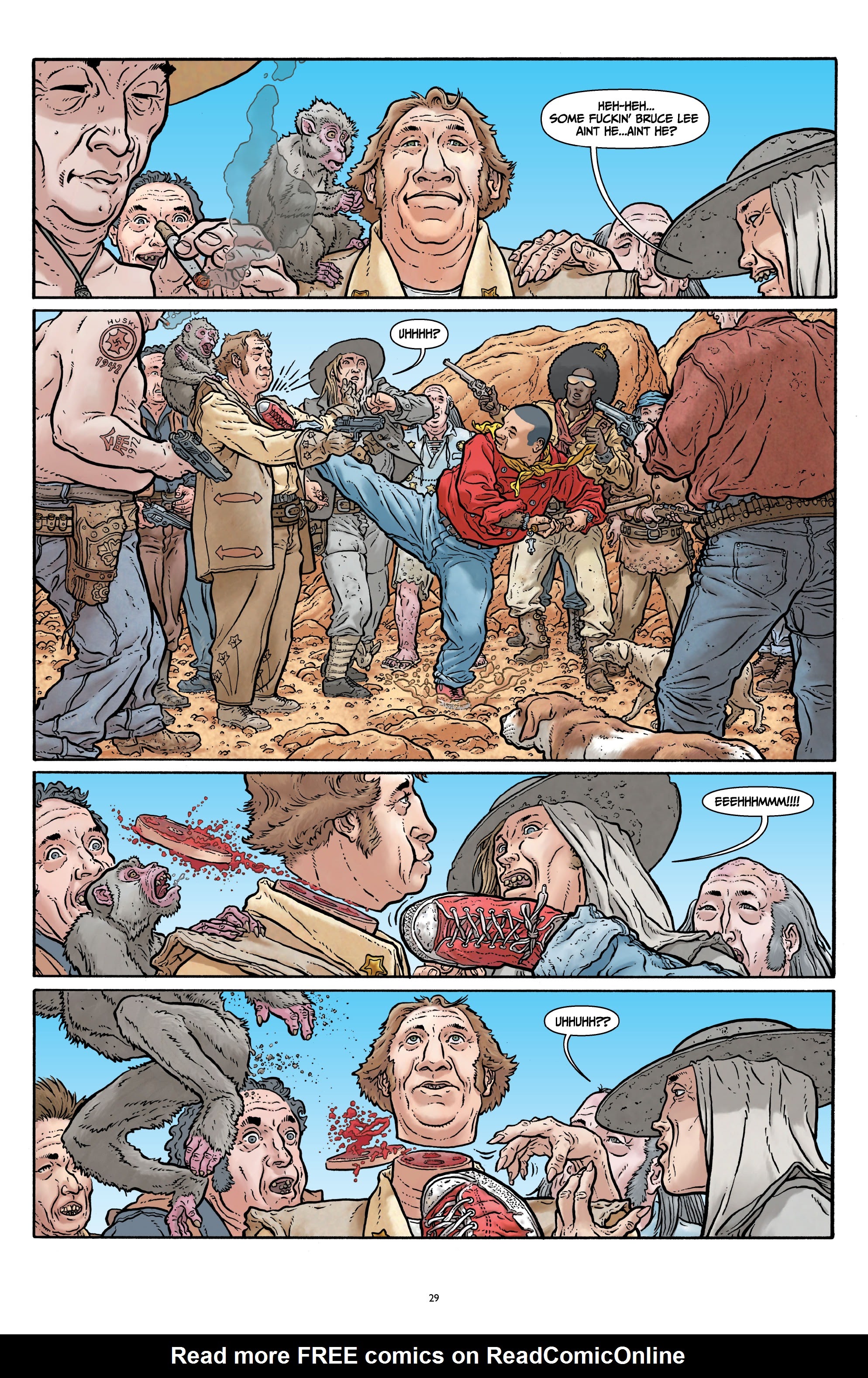 Read online Shaolin Cowboy comic -  Issue # _Start Trek (Part 1) - 22