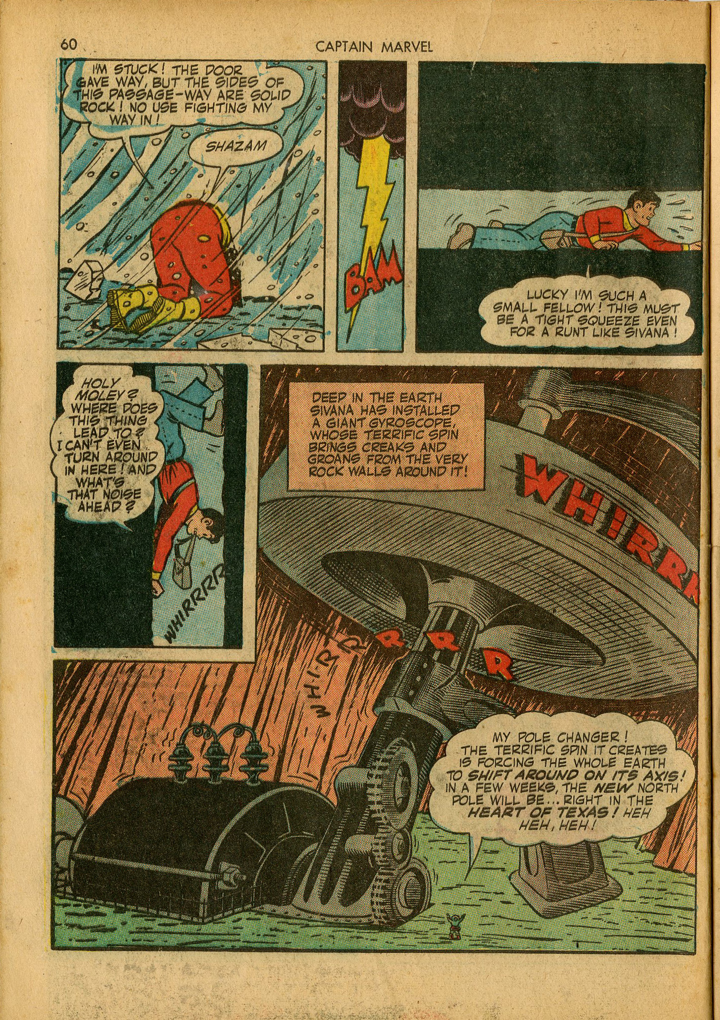 Read online Captain Marvel Adventures comic -  Issue #25 - 60