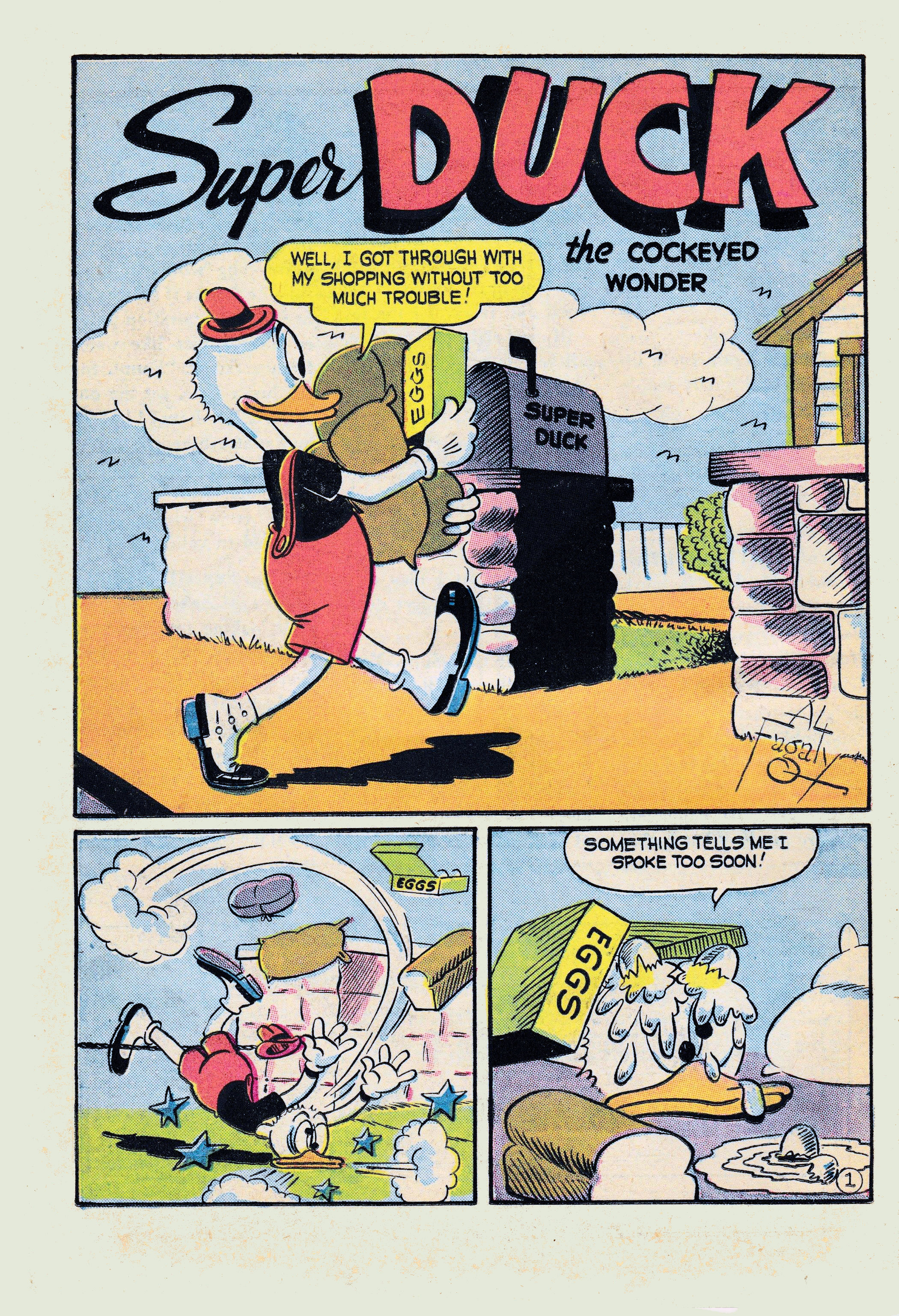 Read online Super Duck Comics comic -  Issue #7 - 38