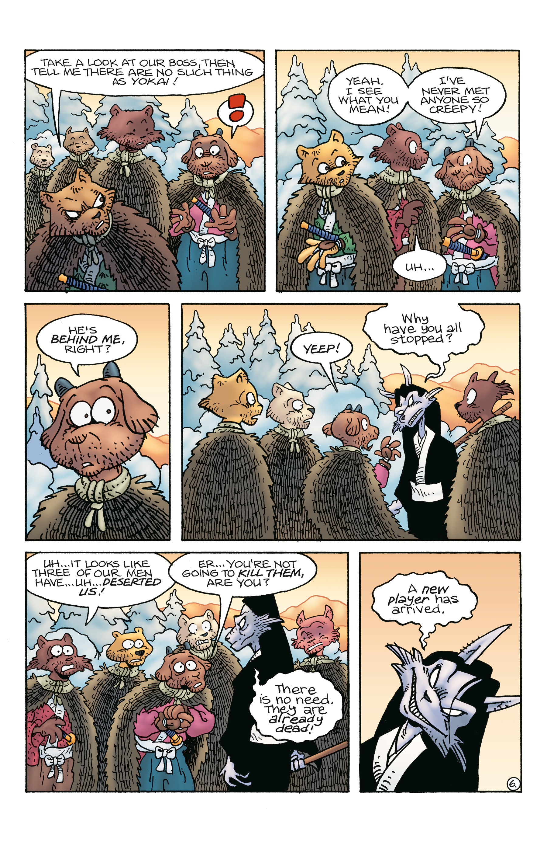Read online Usagi Yojimbo: Ice and Snow comic -  Issue #3 - 8