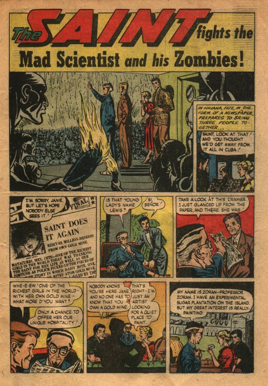 Read online The Saint (1947) comic -  Issue #10 - 19