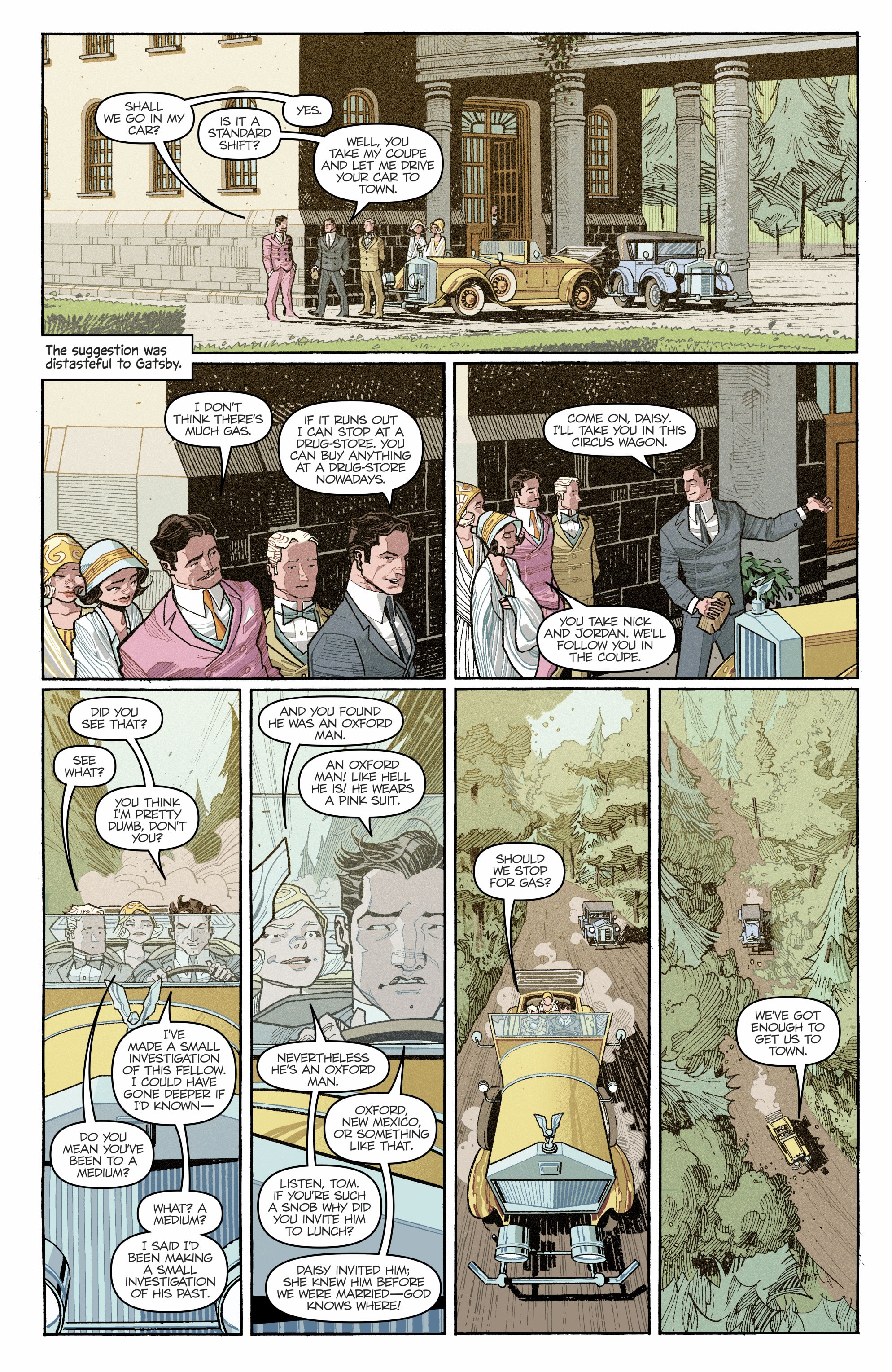 Read online The Great Gatsby comic -  Issue #5 - 13