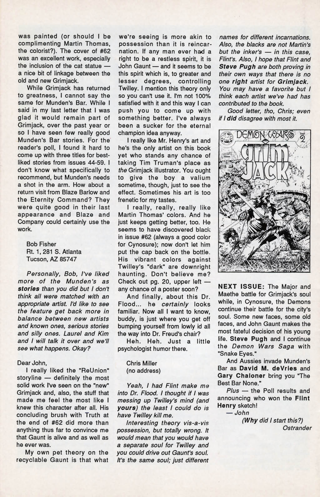 Read online Grimjack comic -  Issue #66 - 34