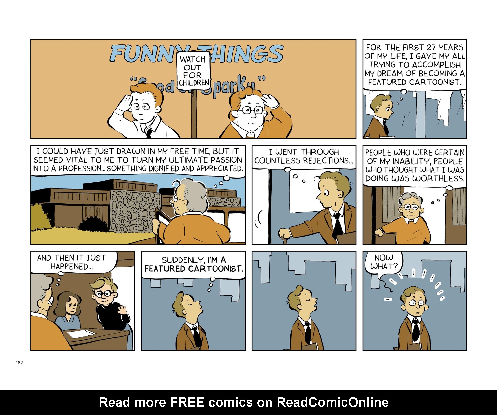 Read online Funny Things: A Comic Strip Biography of Charles M. Schulz comic -  Issue # TPB (Part 2) - 85